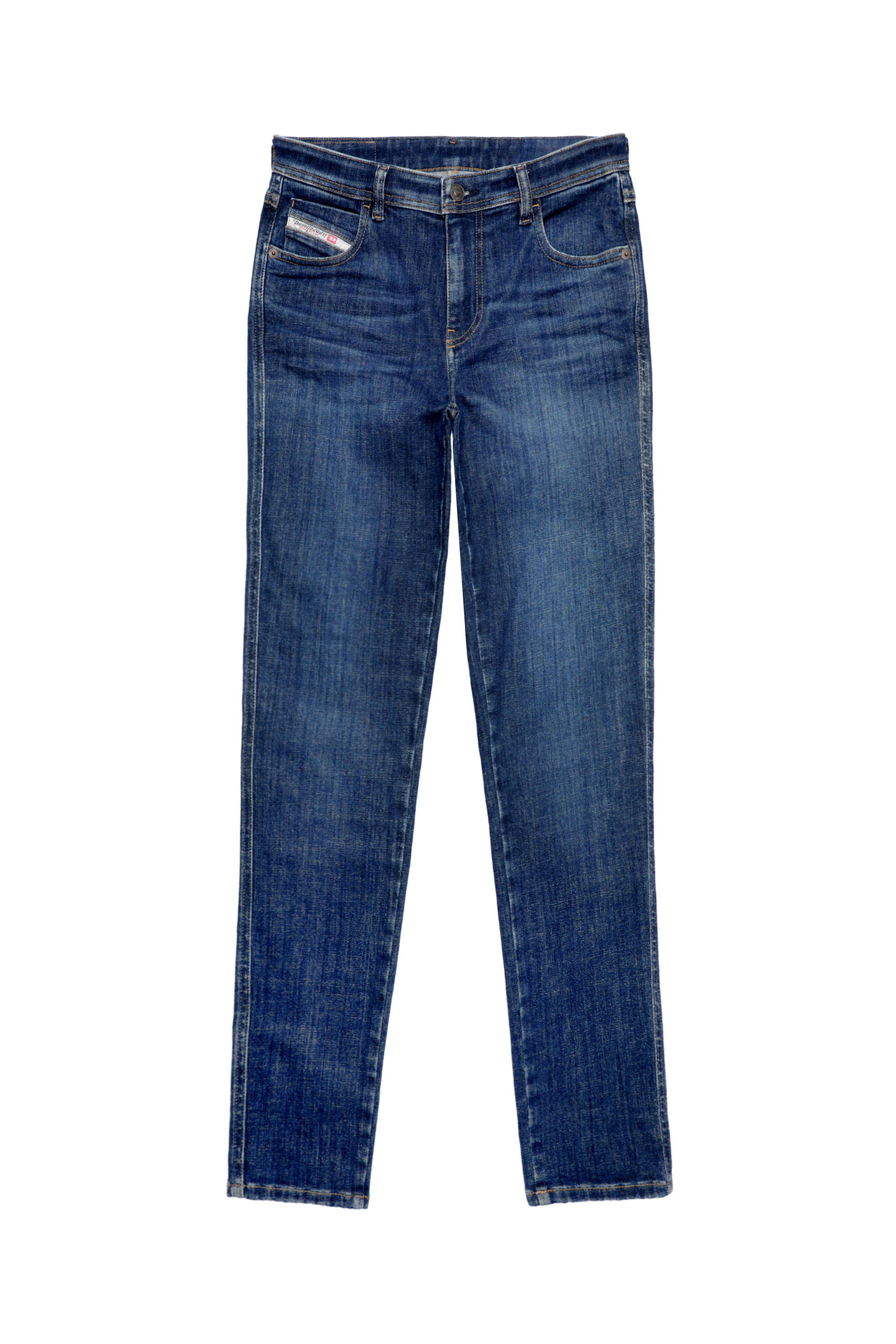 2015 BABHILA 09C58 Skinny Jeans, Azul Oscuro - Vaqueros