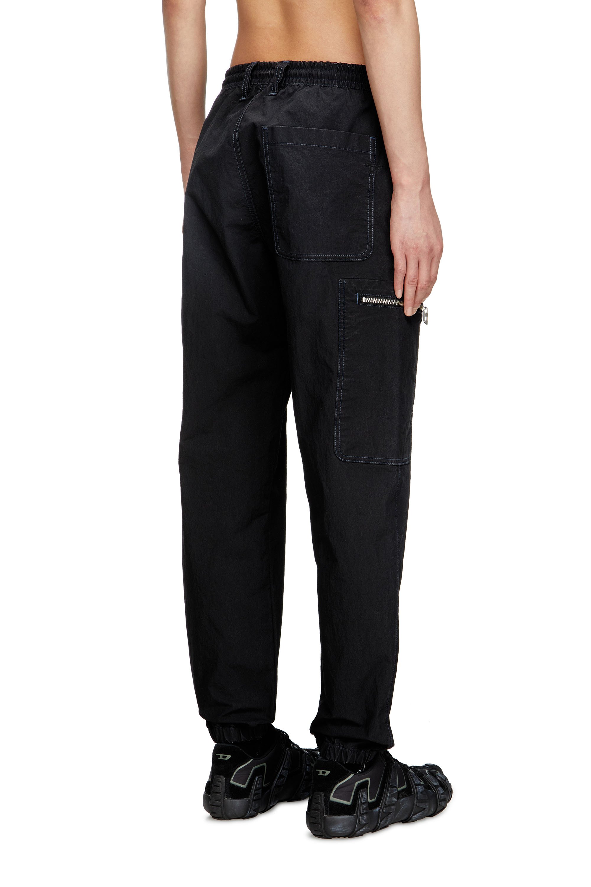 Diesel - Slim D-Lab JoggJeans® 068SJ Unisex, Negro/Gris oscuro - 4