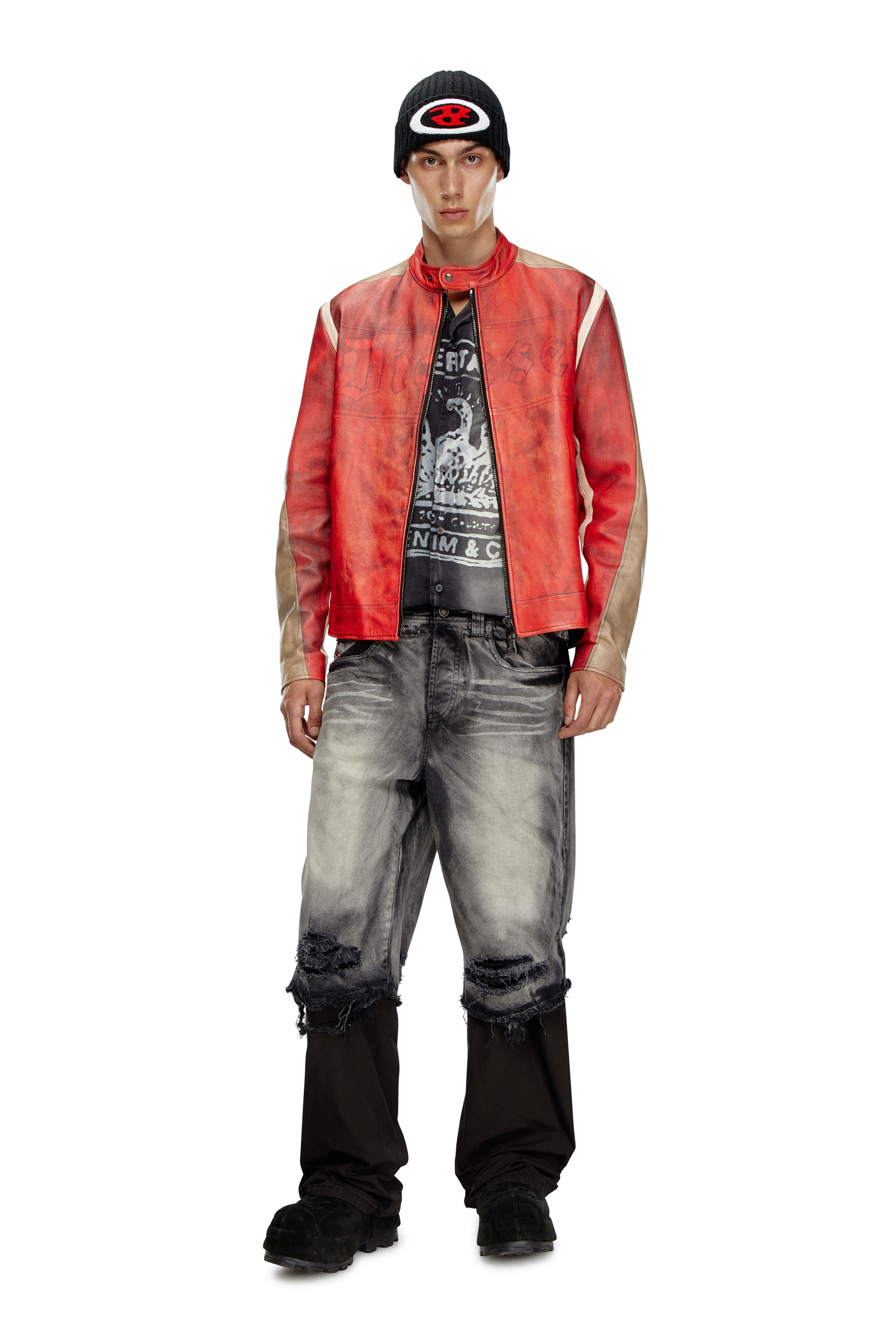 Diesel - P-HANS, Hombre Pantalones de 5 bolsillos con pernera en capas in Multicolor - Image 4