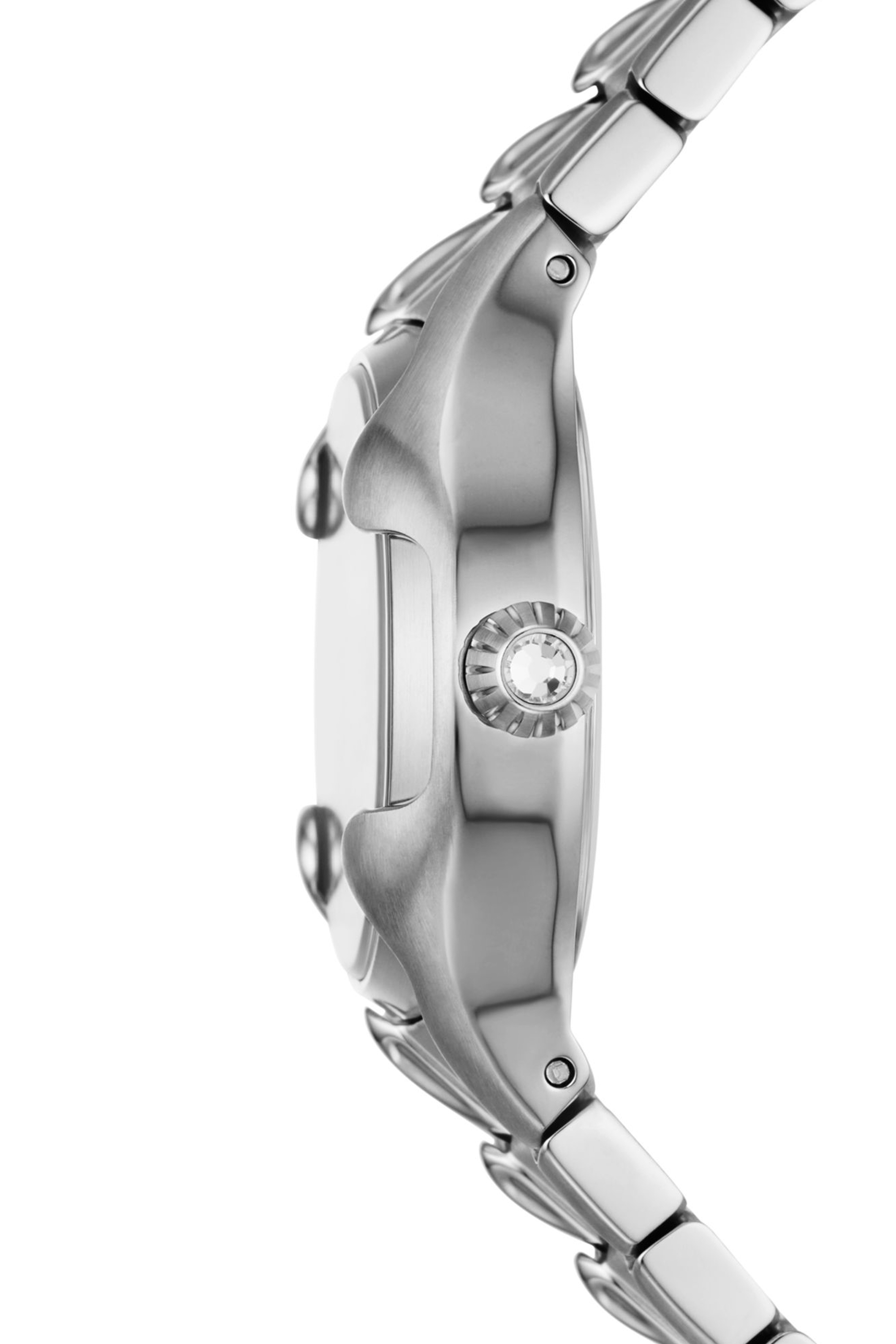 Diesel - DZ5605, Woman Vert three-hand stainless steel watch in Silver - Image 4