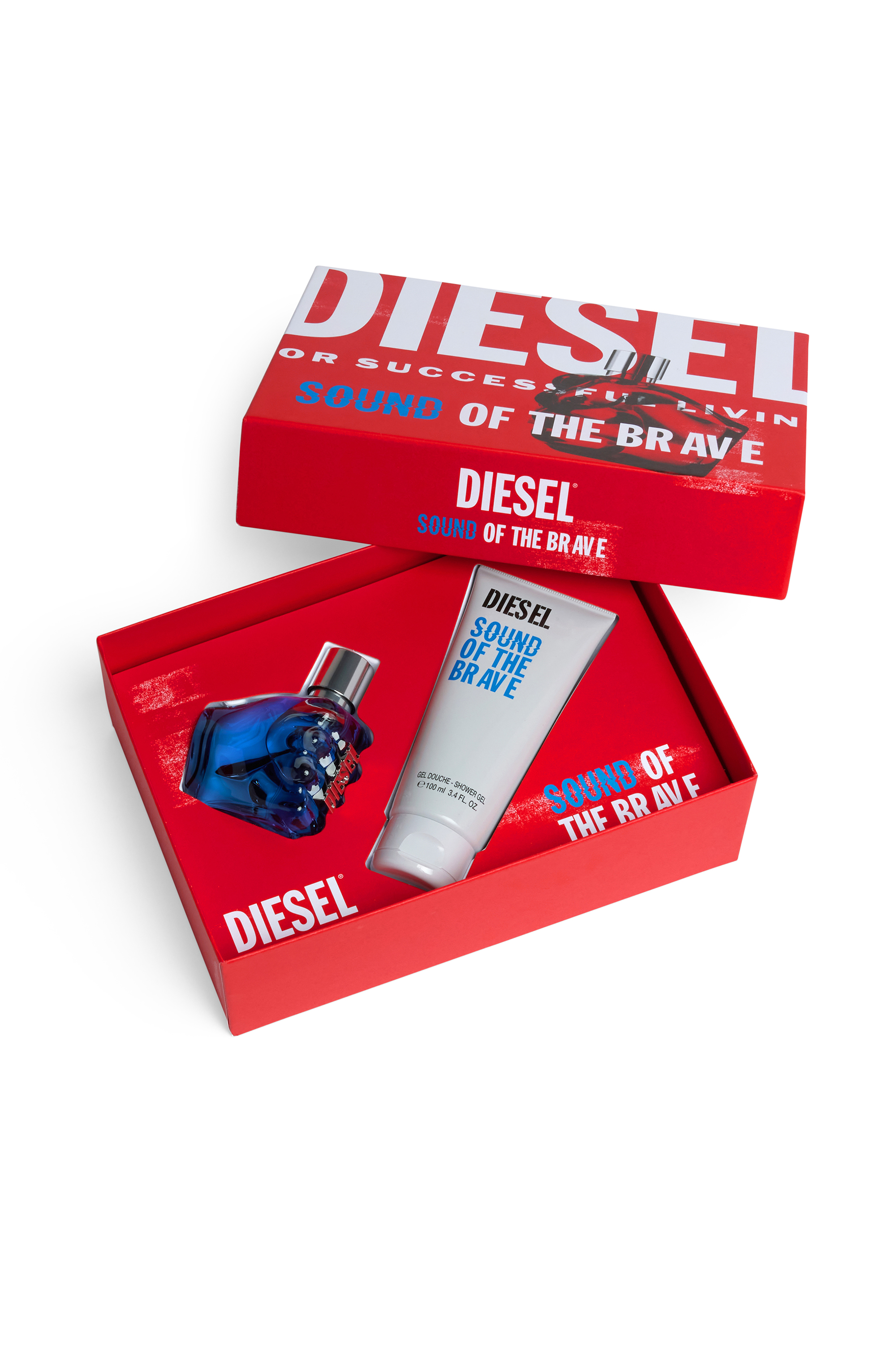 Diesel - SOUND OF THE BRAVE 50 ML GIFT SET, Azul - Image 2