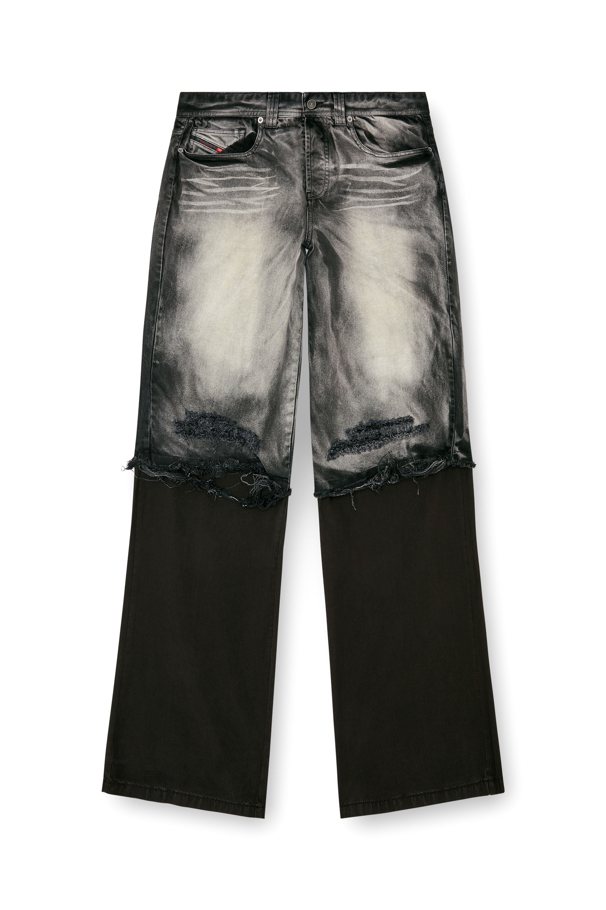 Diesel - P-HANS, Hombre Pantalones de 5 bolsillos con pernera en capas in Multicolor - Image 5