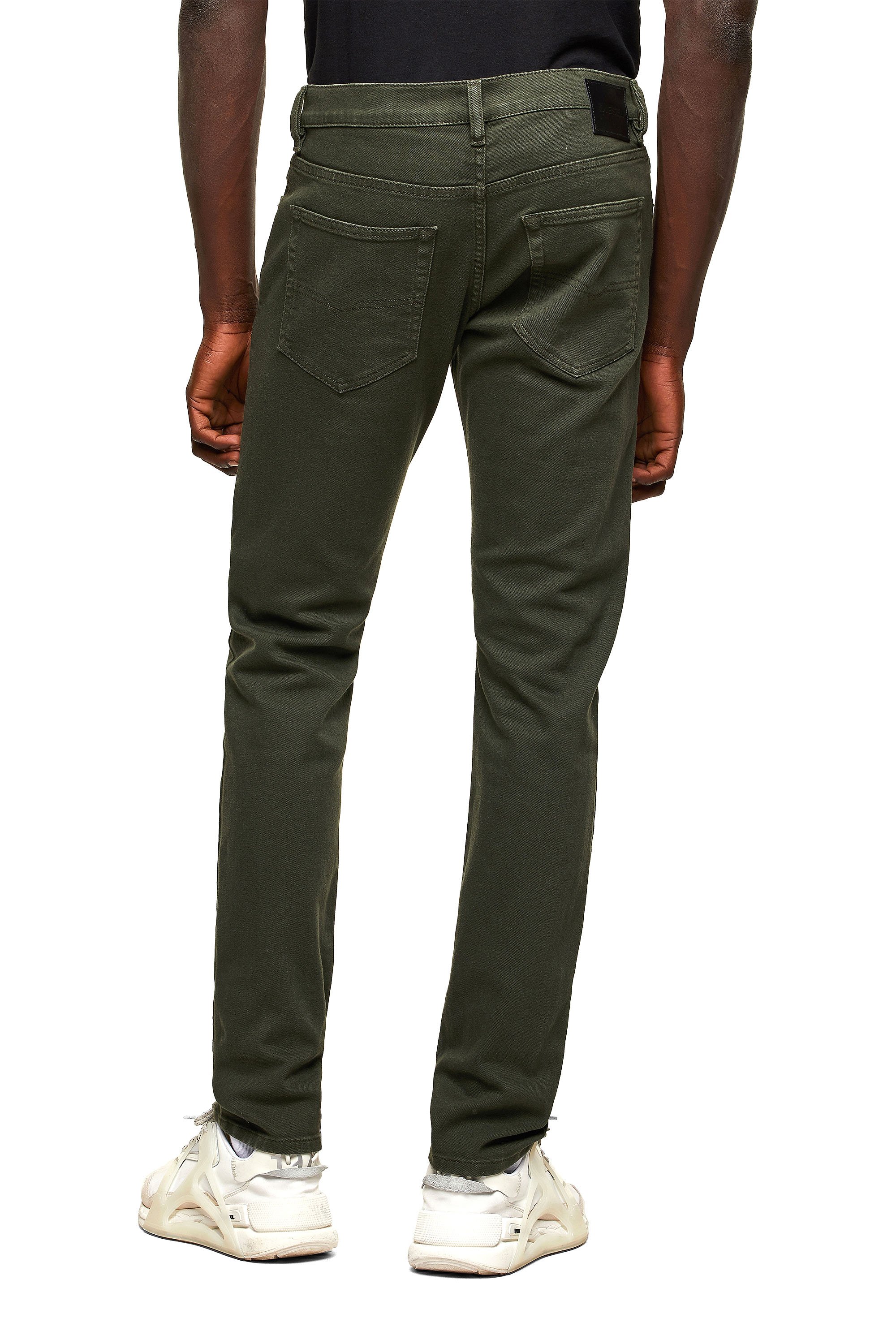 Diesel - D-Luster Slim Jeans 009HA, Military Green - Image 2
