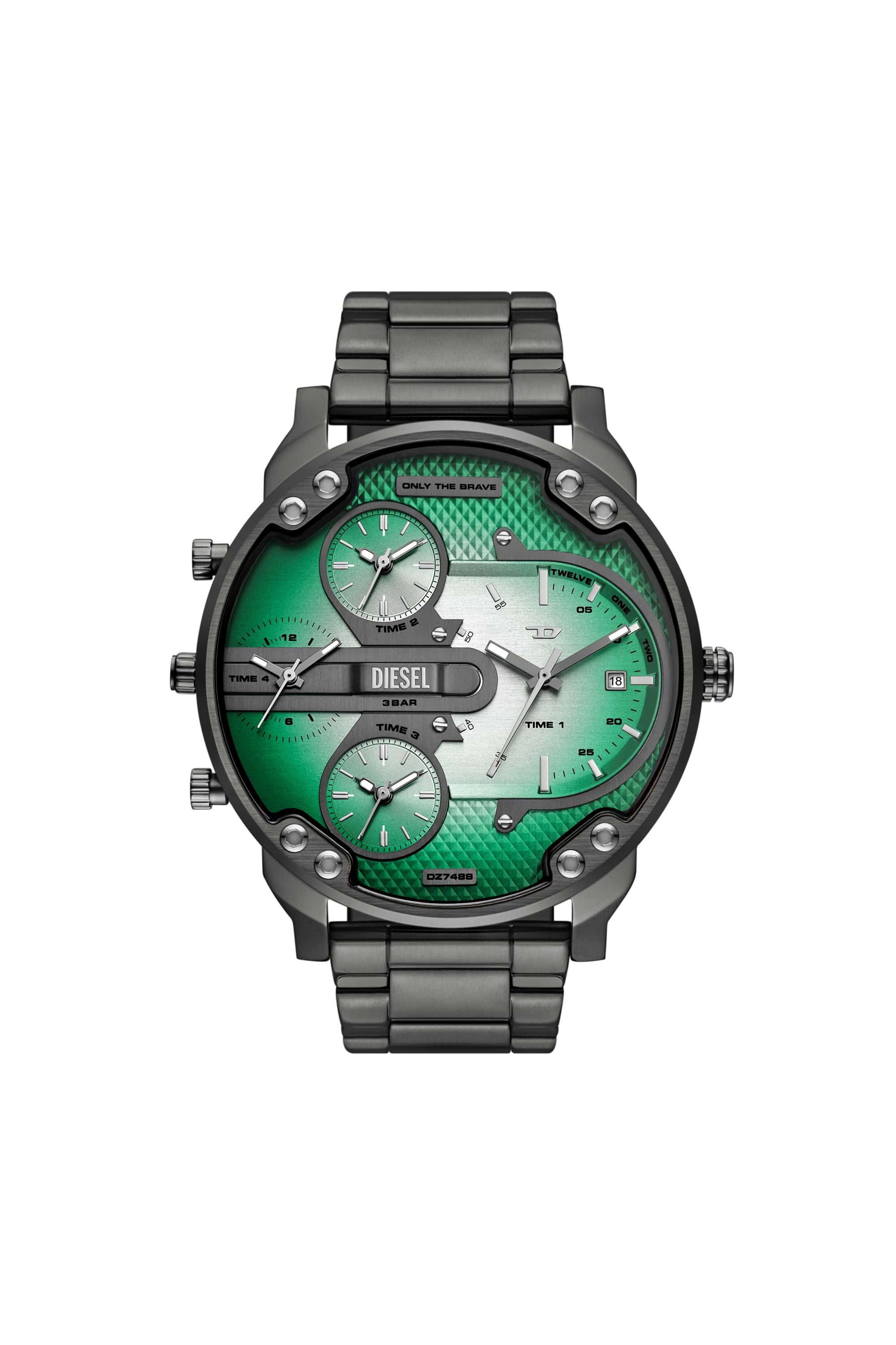 Diesel - DZ7488 WATCH, Reloj Mr. Daddy Slim de acero inoxidable Hombre in Gris - 1