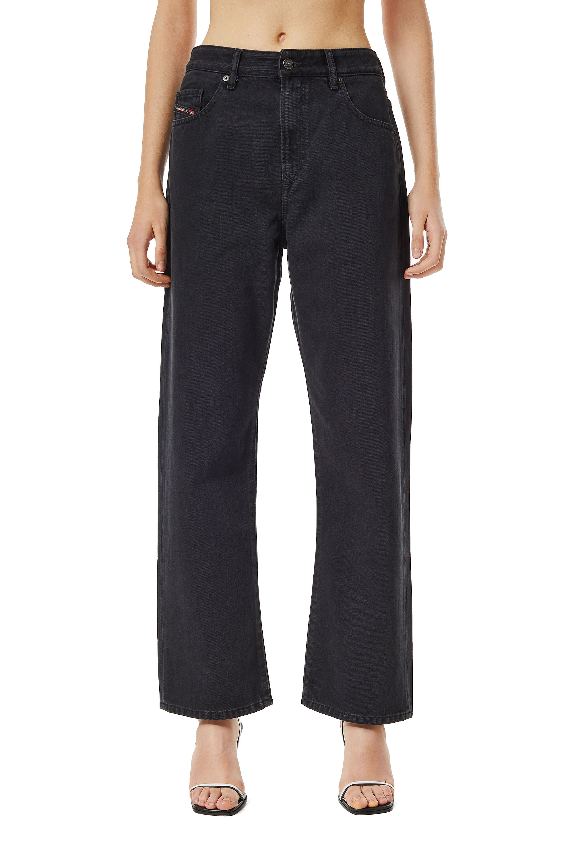 D-Reggy Straight Jeans 009RL, Black/Dark Grey - Jeans