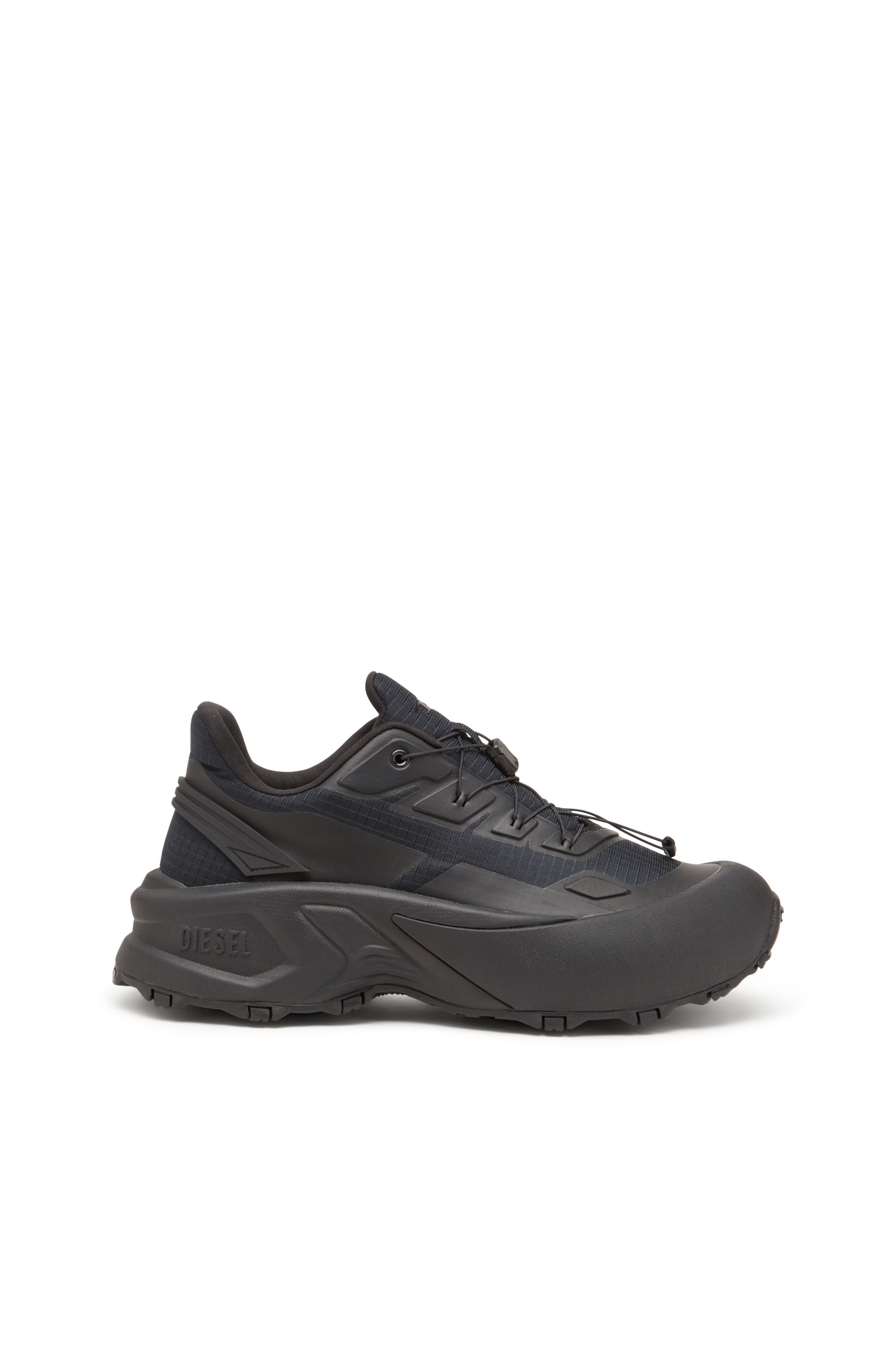 Diesel - D-CAGE RUNNER, D-Cage Runner-Deportivas de ripstop con ribetes de poliuretano termoplástico Hombre in Negro - 2