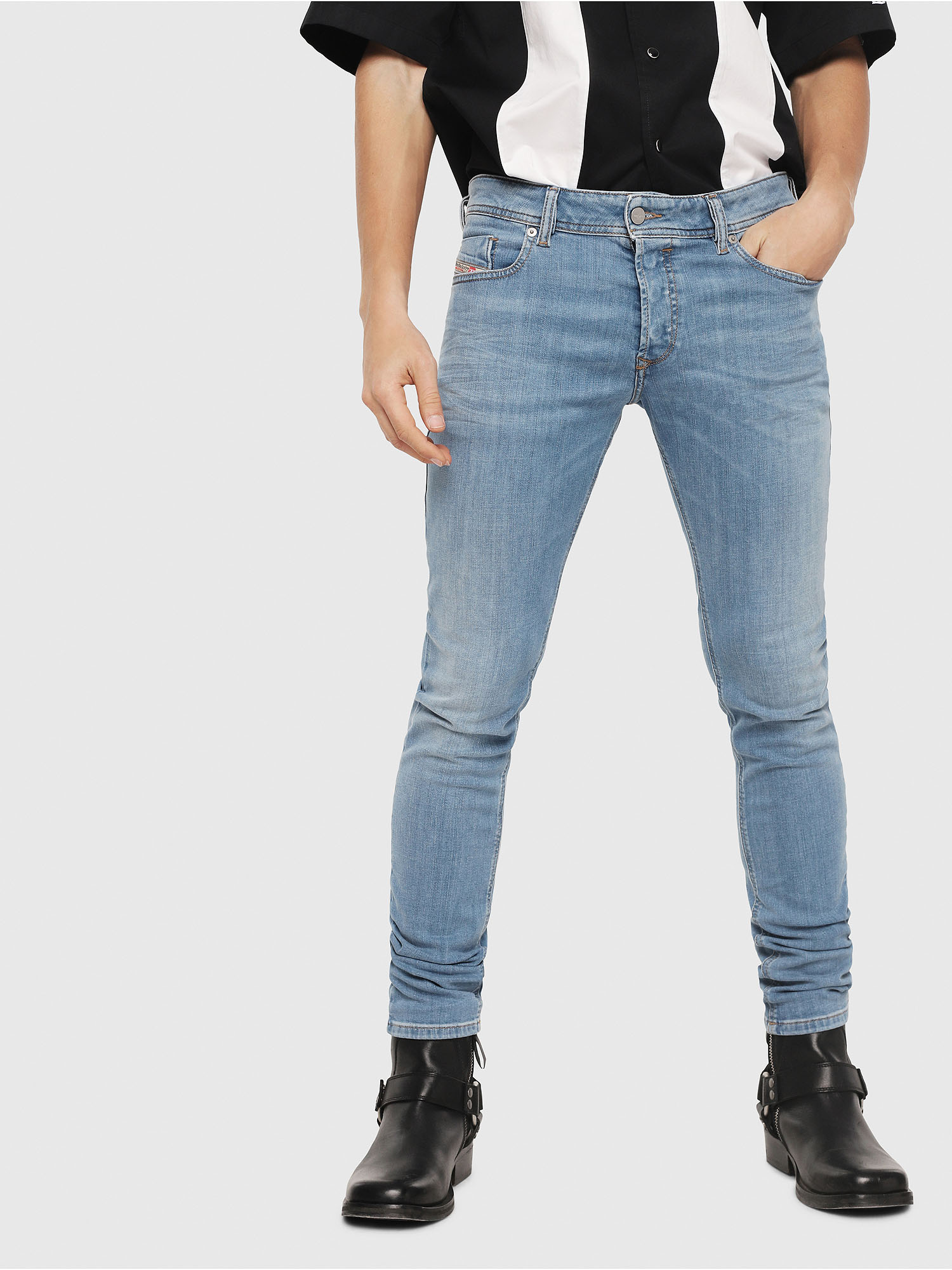 diesel sleenker slim skinny jeans