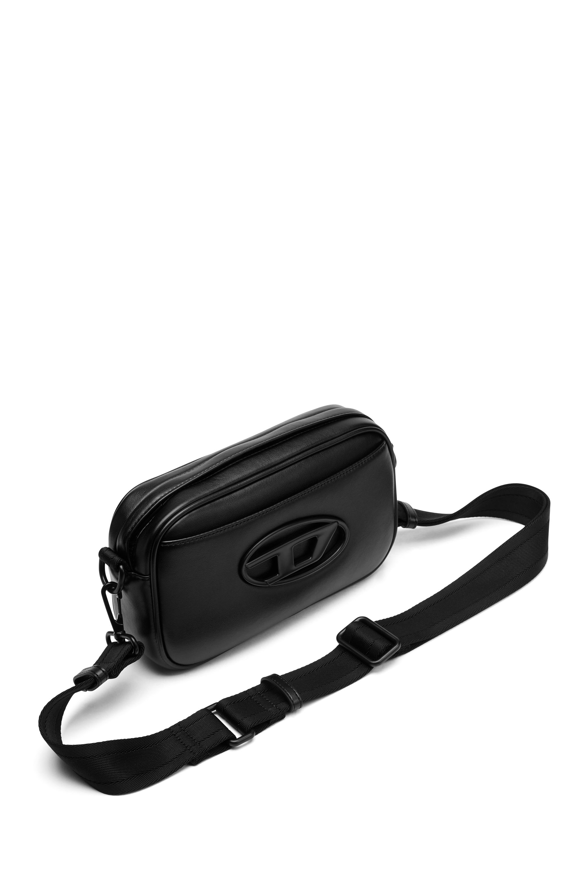 Diesel - HOLI-D CAMERA BAG, Unisex Holi-D-Camera bag in neoprene and PU in Black - Image 6