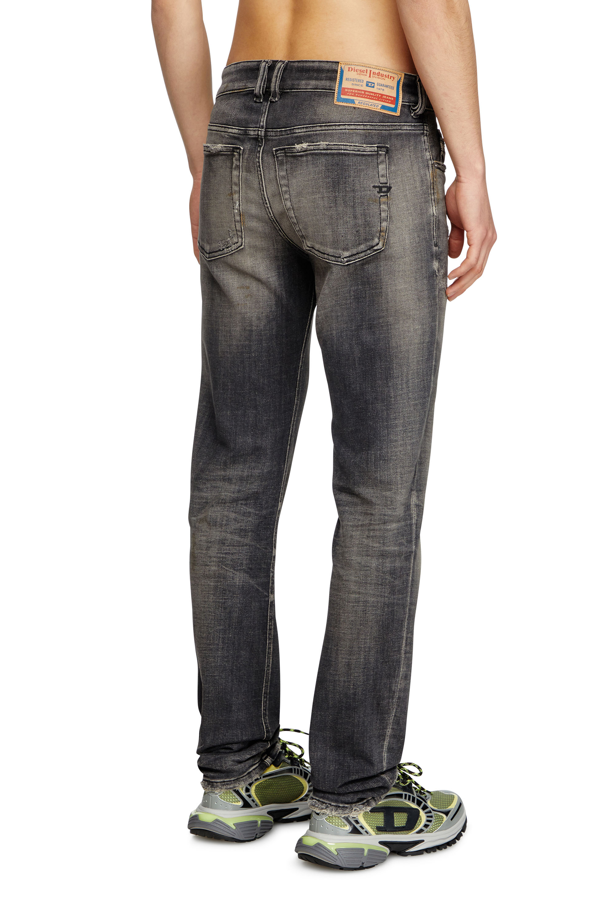 Diesel - Man's Skinny Jeans 1979 Sleenker 09K56, Black/Dark grey - 4