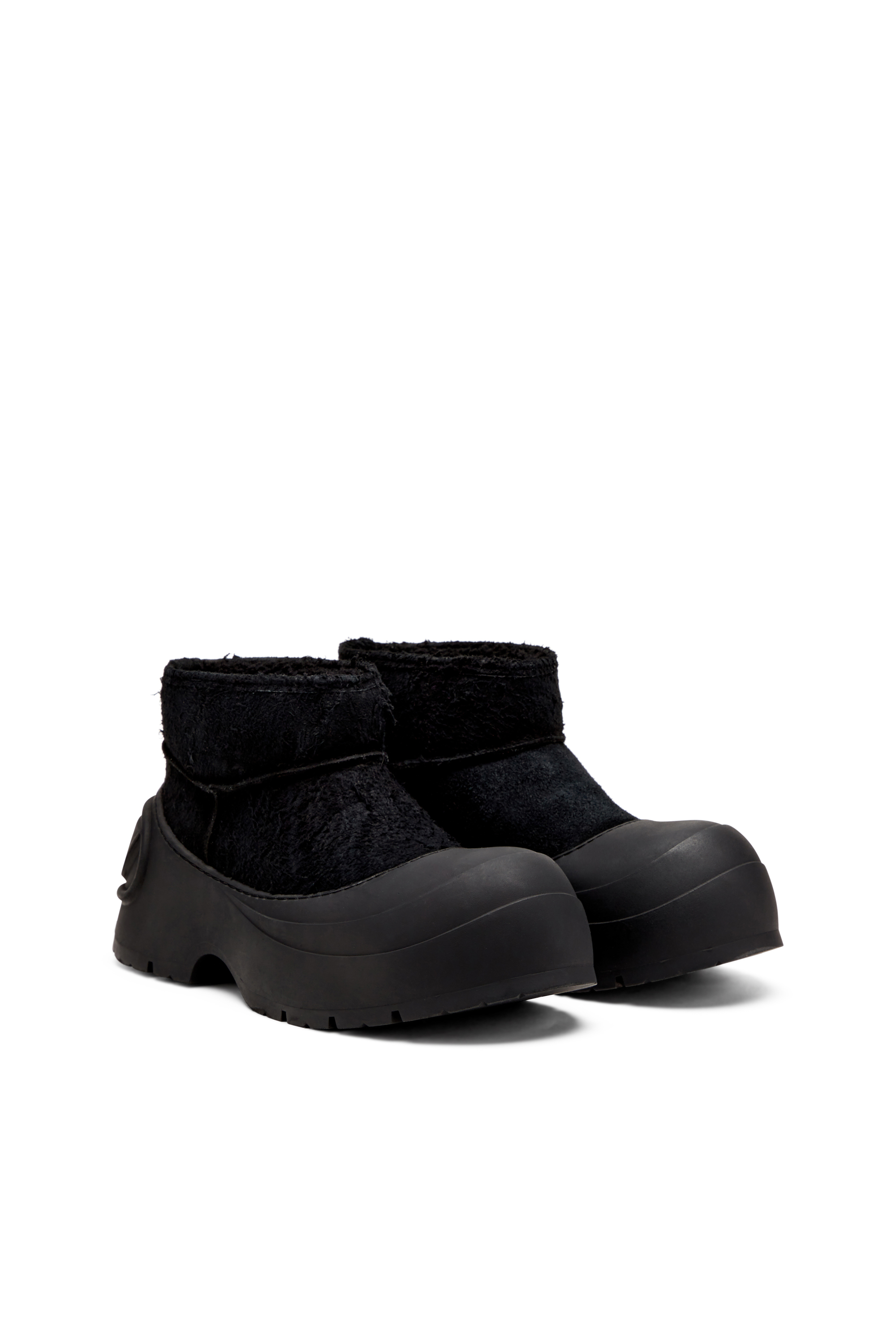 Diesel - D-DONALD MONTONE, Botines gruesos con suela dentada Hombre in Negro - 2