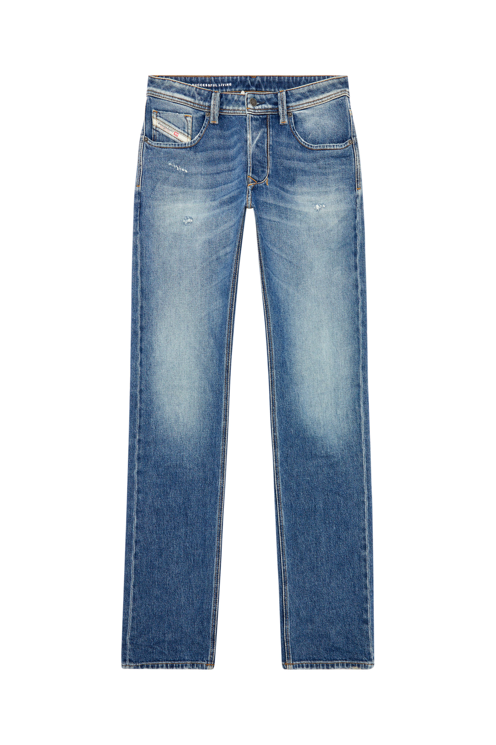 Diesel - Straight Jeans 1985 Larkee 09I16, Azul medio - Image 3