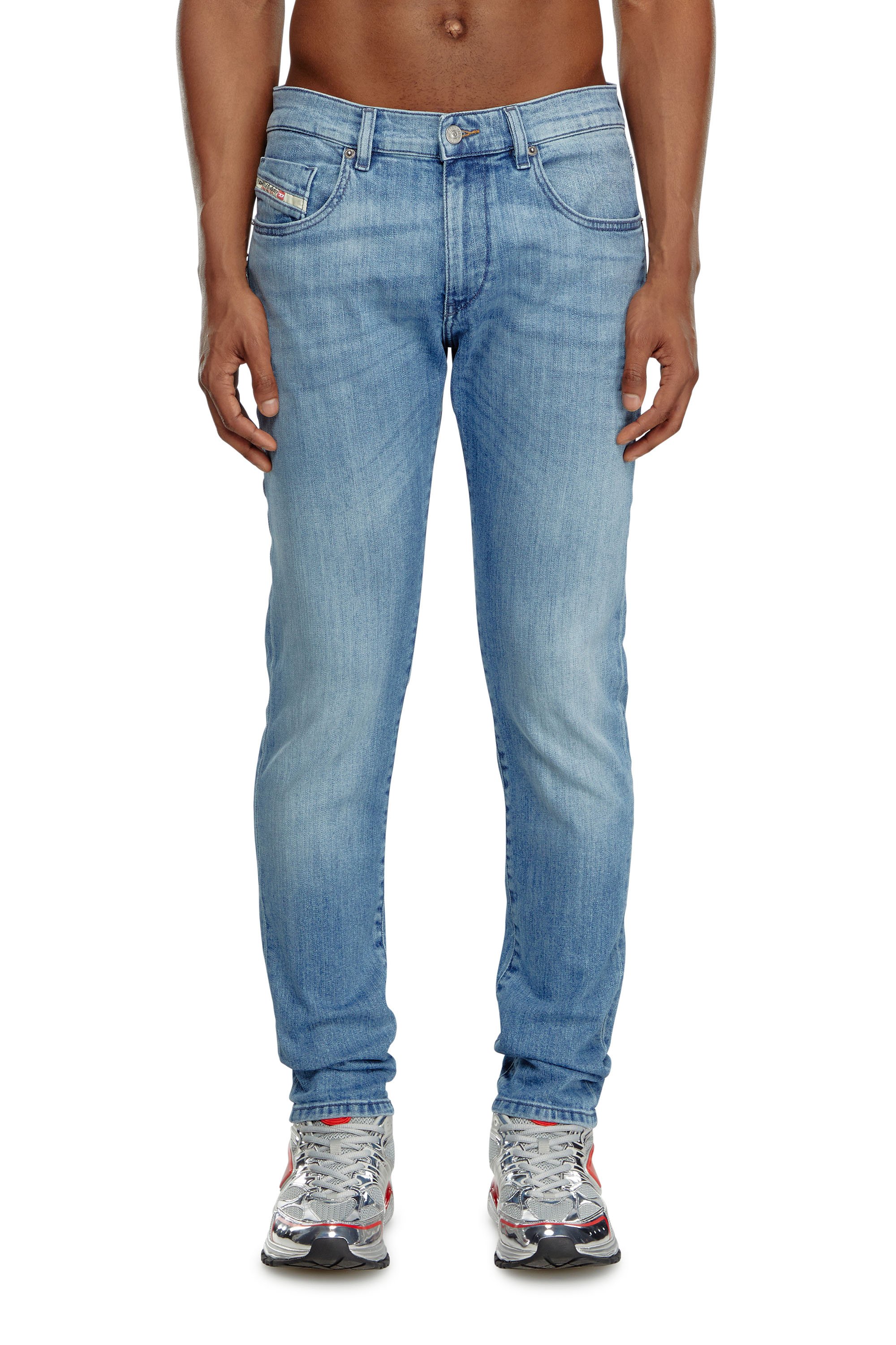 Diesel - Slim Jeans 2019 D-Strukt 0GRDI, Hombre Slim Jeans - 2019 D-Strukt in Azul marino - Image 2