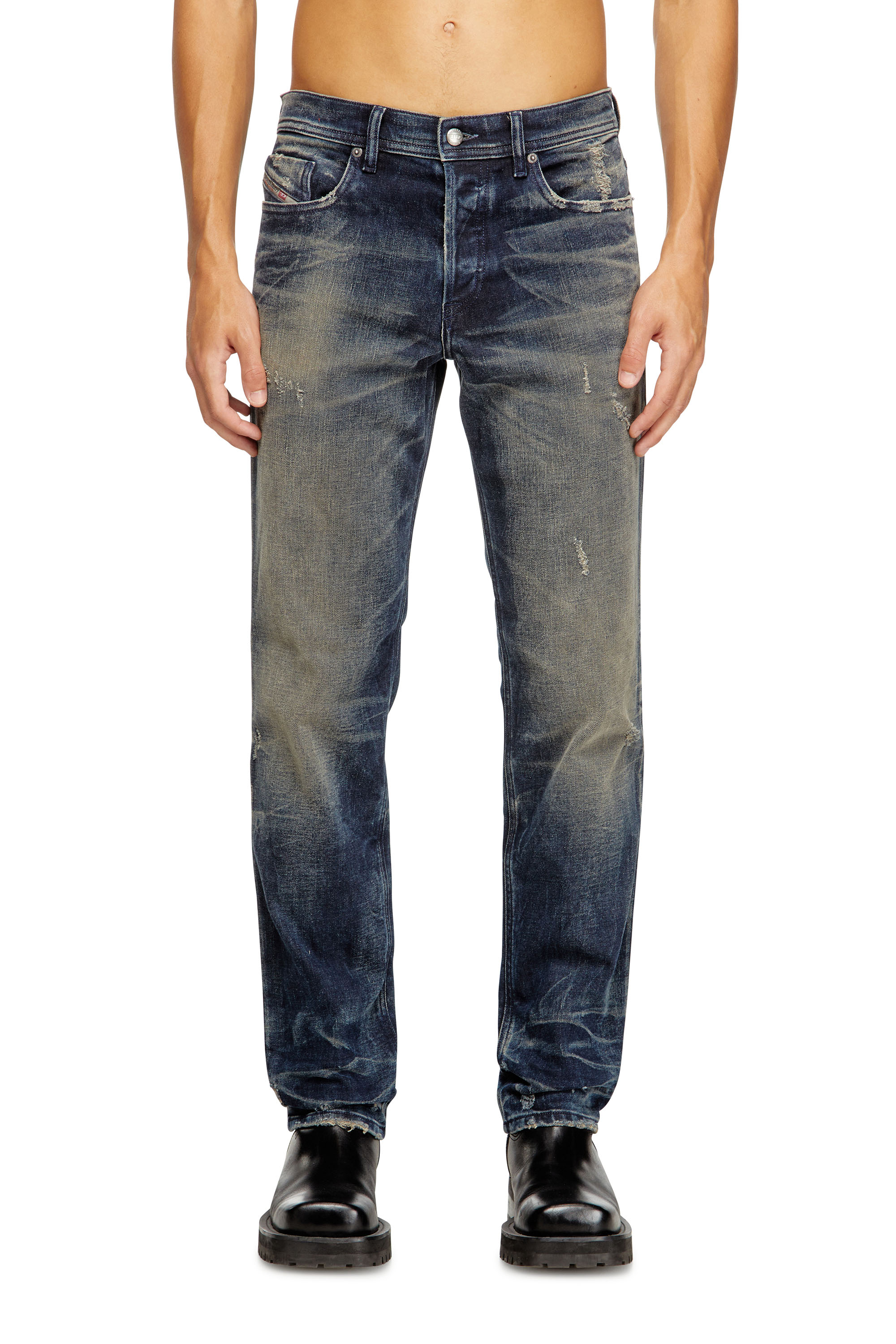 Diesel - Regular Jeans 2023 D-Finitive 09M46 Hombre, Azul Oscuro - 2