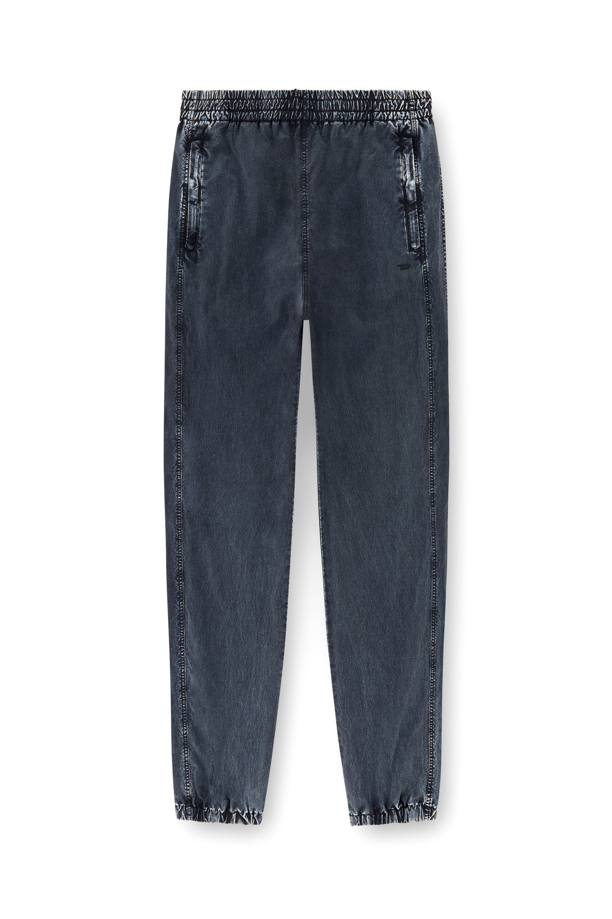 Diesel - P-WILSON, Man's Pants in recycled nylon taslan in Dark Blue - 4