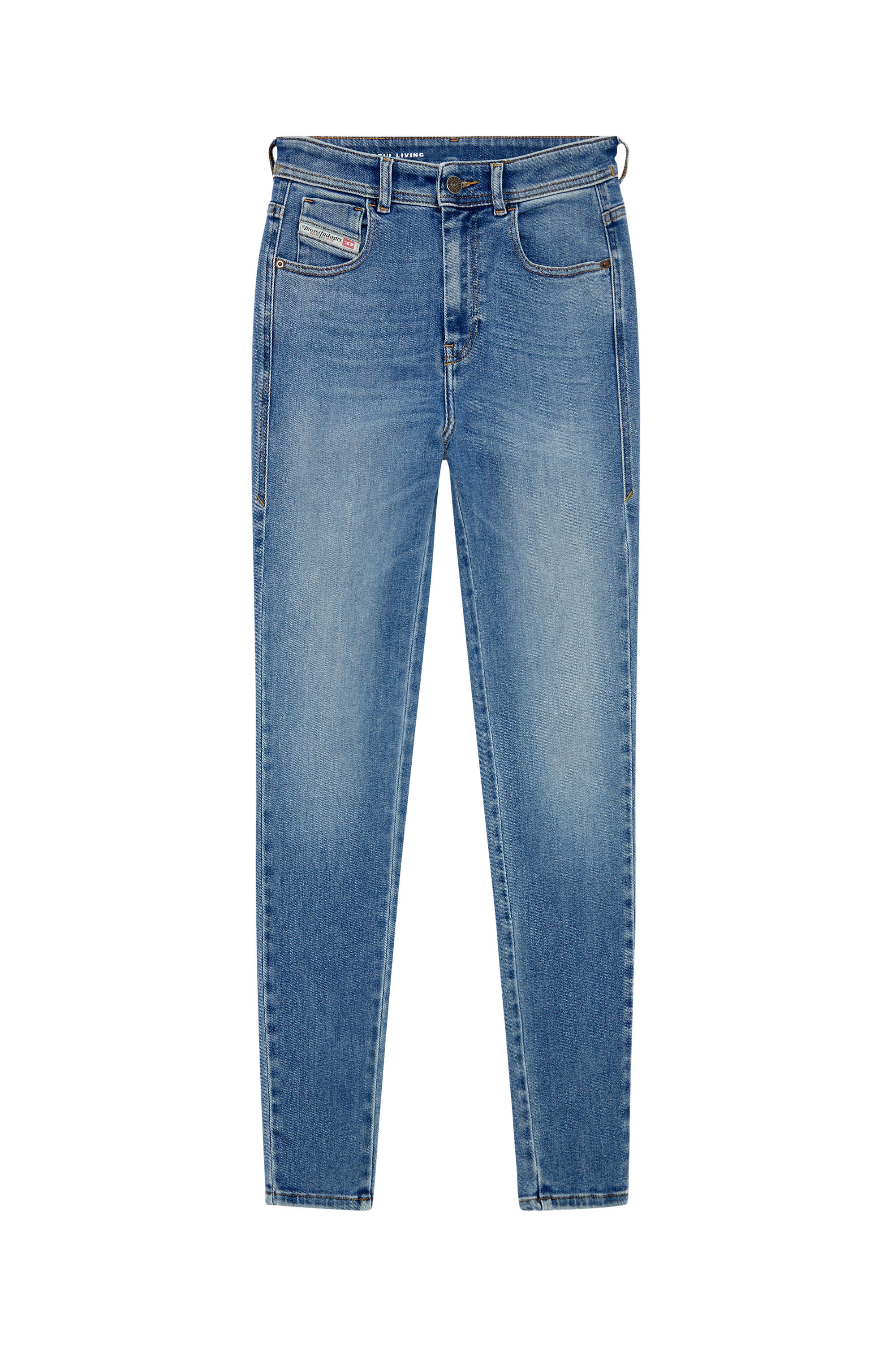 Diesel - Super skinny Jeans 1984 Slandy-High 09H93, Azul Claro - Image 5