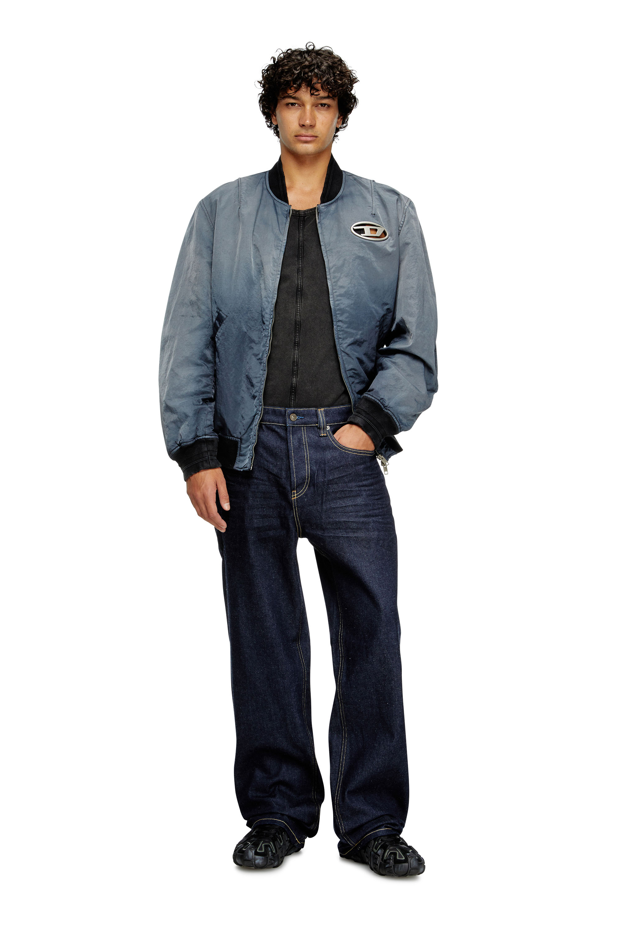 Diesel - Relaxed Jeans 2001 D-Macro 0GRDV Hombre, Azul Oscuro - 2