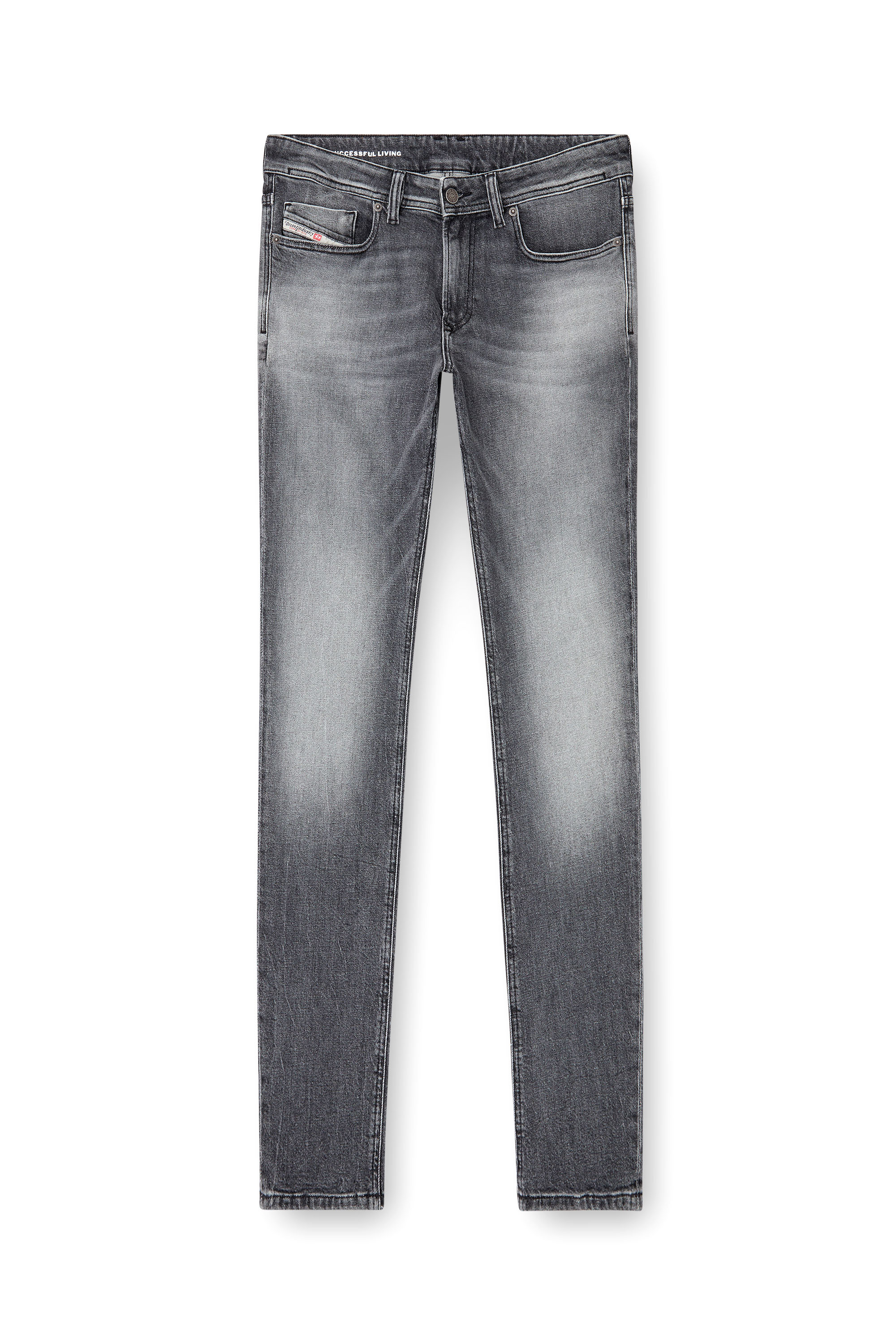 Diesel - Man's Skinny Jeans 1979 Sleenker 0BMBS, Light Grey - 1