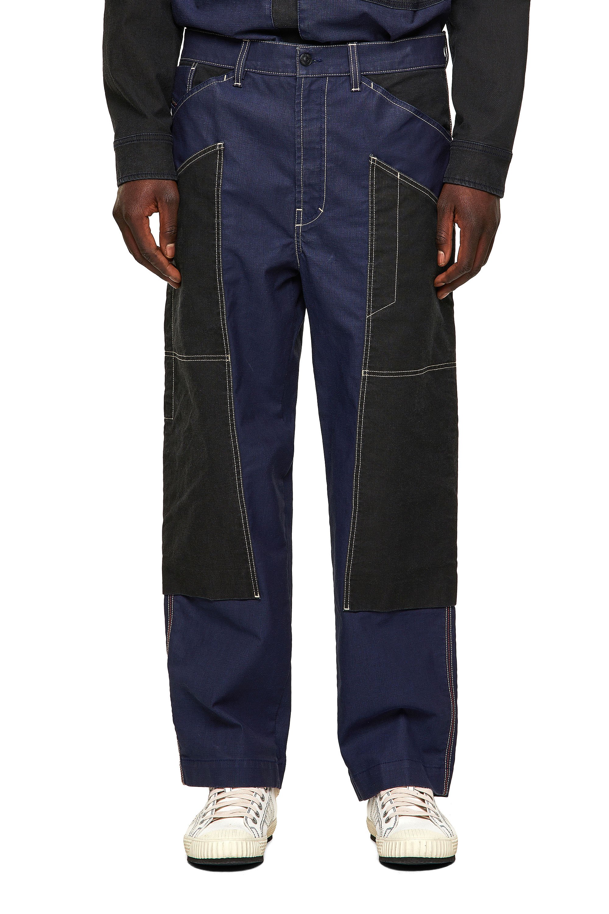 Diesel - D-Franky Straight JoggJeans® 0EEAW, Dark Blue - Image 1