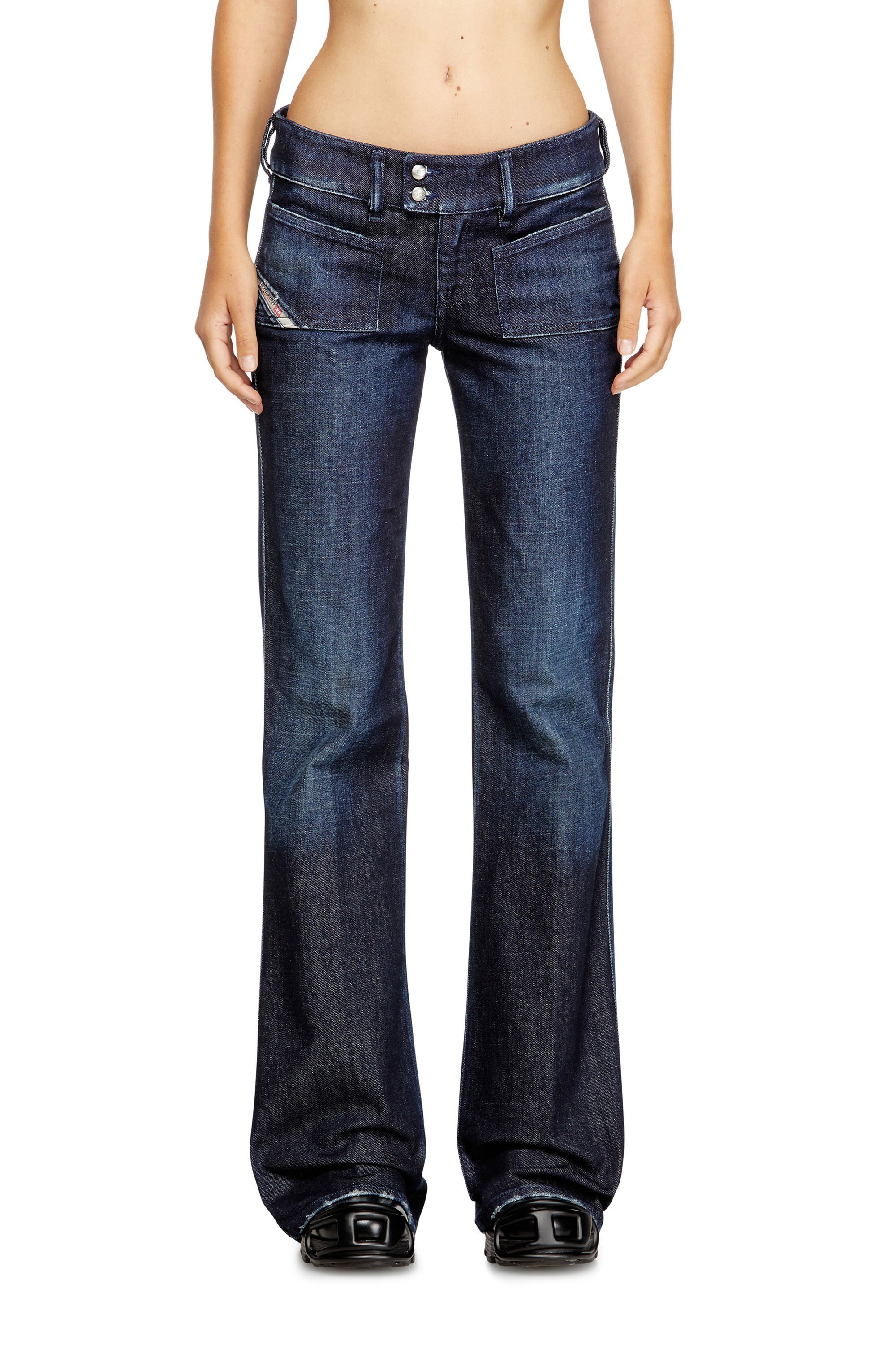 Diesel - Woman's Bootcut Jeans D-Hush 09M19, Dark Blue - 1