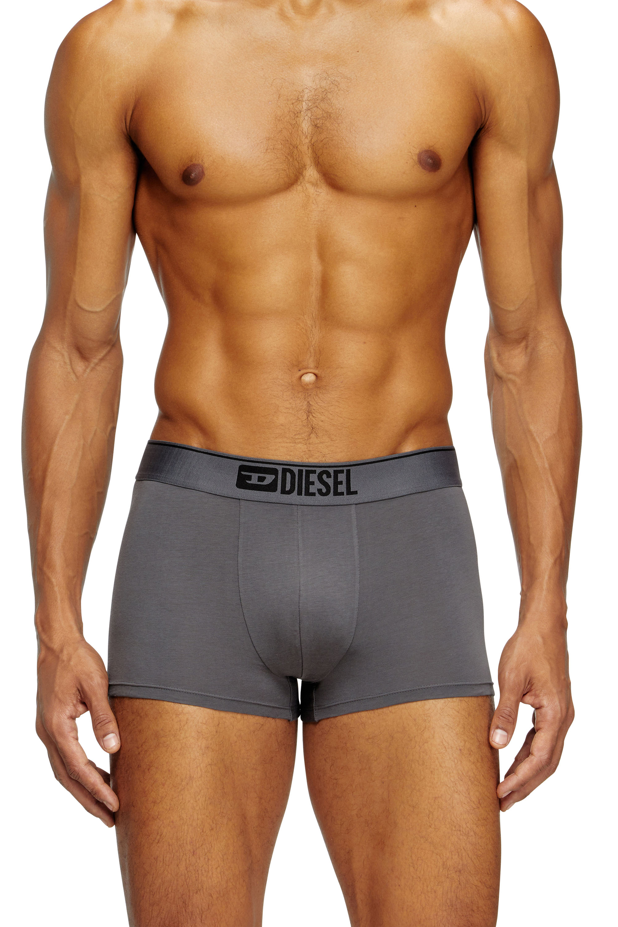 Diesel - UMBX-DAMIENTHREEPACK, Paquete de tres bóxers ajustados lisos Hombre in Multicolor - 3