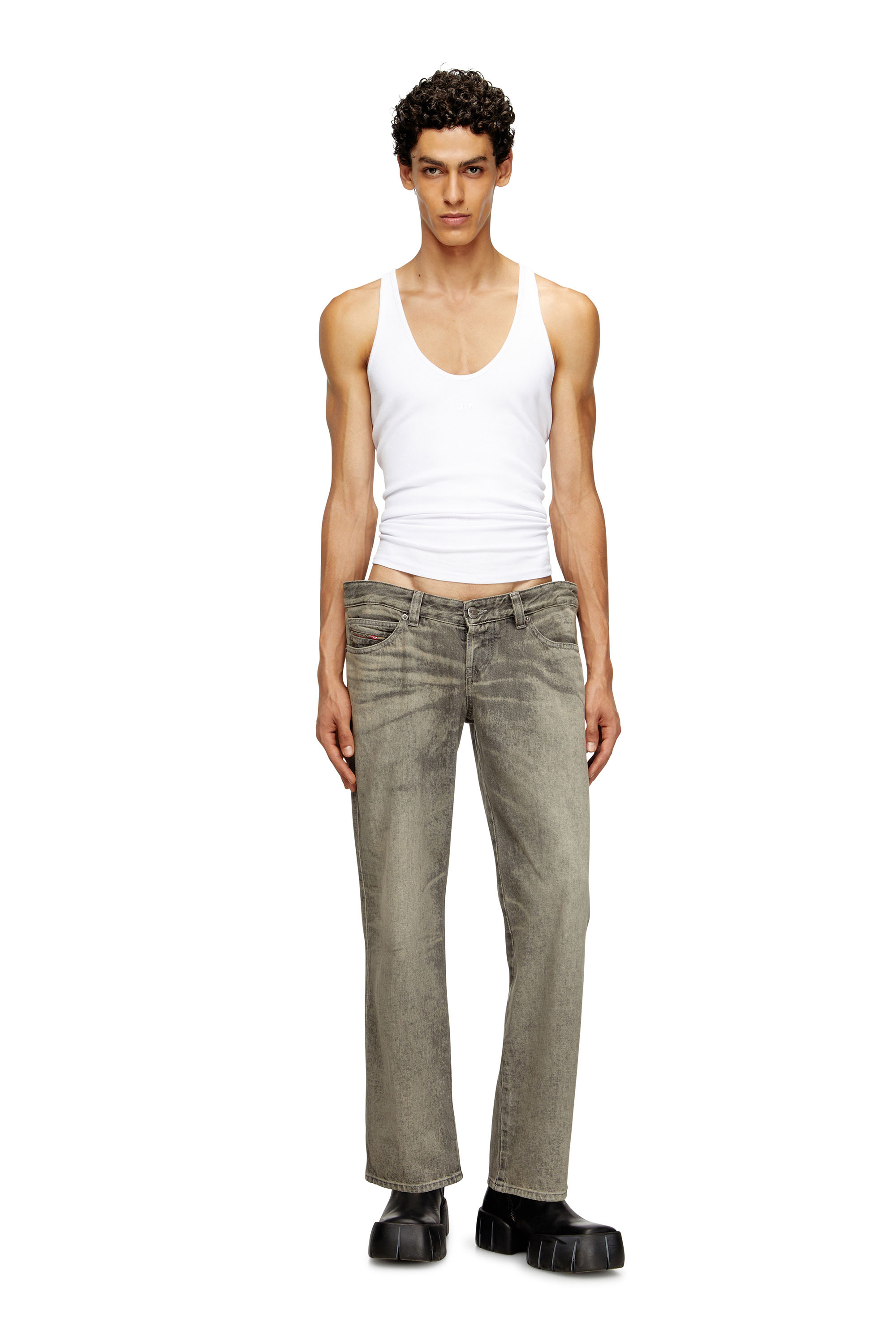 Diesel - Regular Jeans D-Im 007DR Hombre, Gris - 2