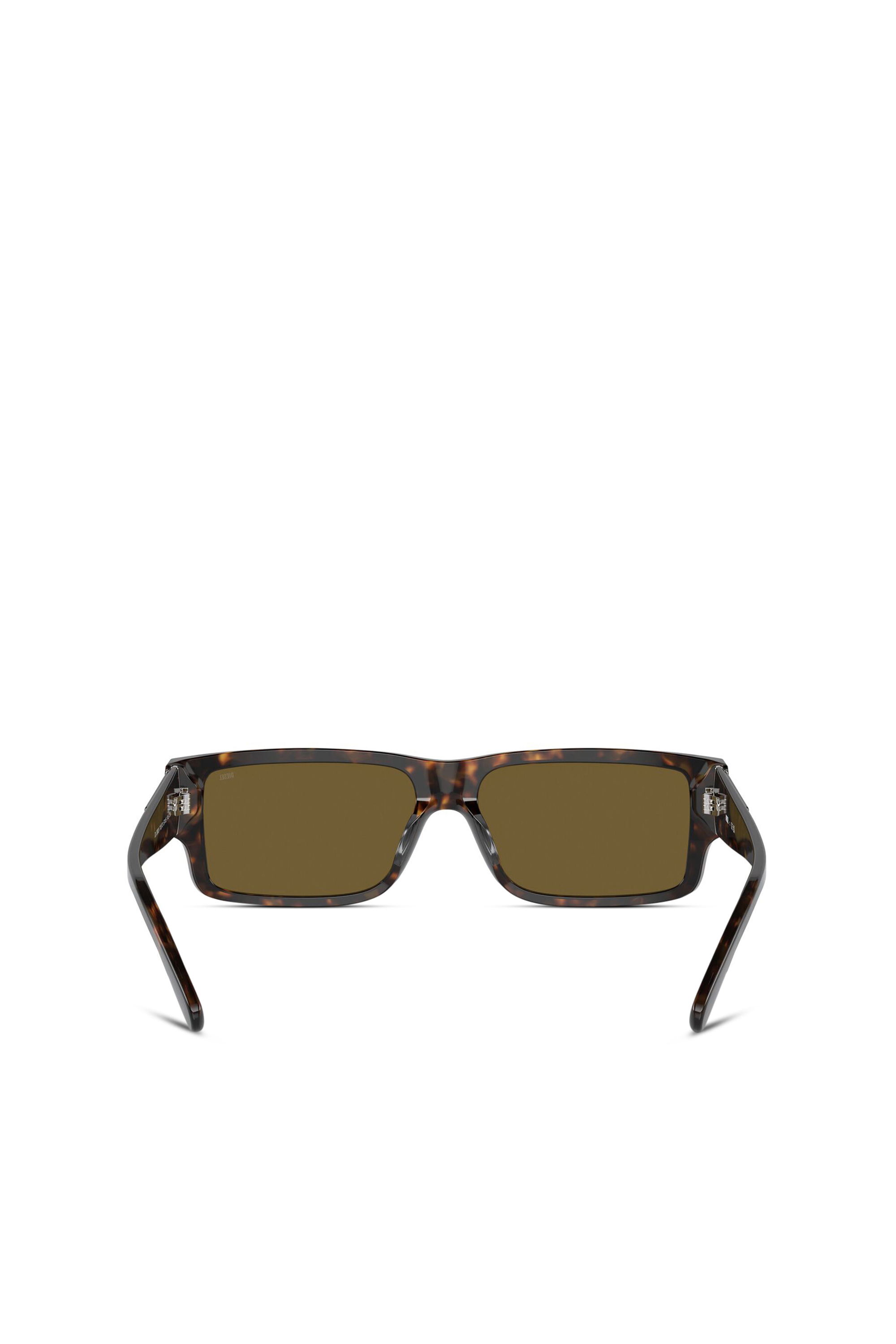 Diesel - 0DL2003 SIZE 57, Gafas rectangulares Hombre in Marrón - 3