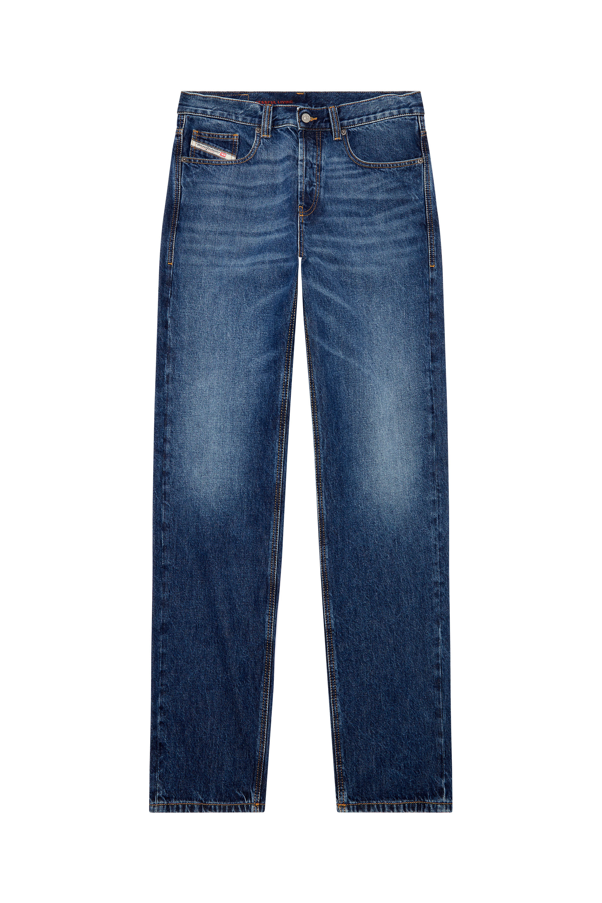 Diesel - Straight Jeans 2010 D-Macs 09I27, Azul Oscuro - Image 5