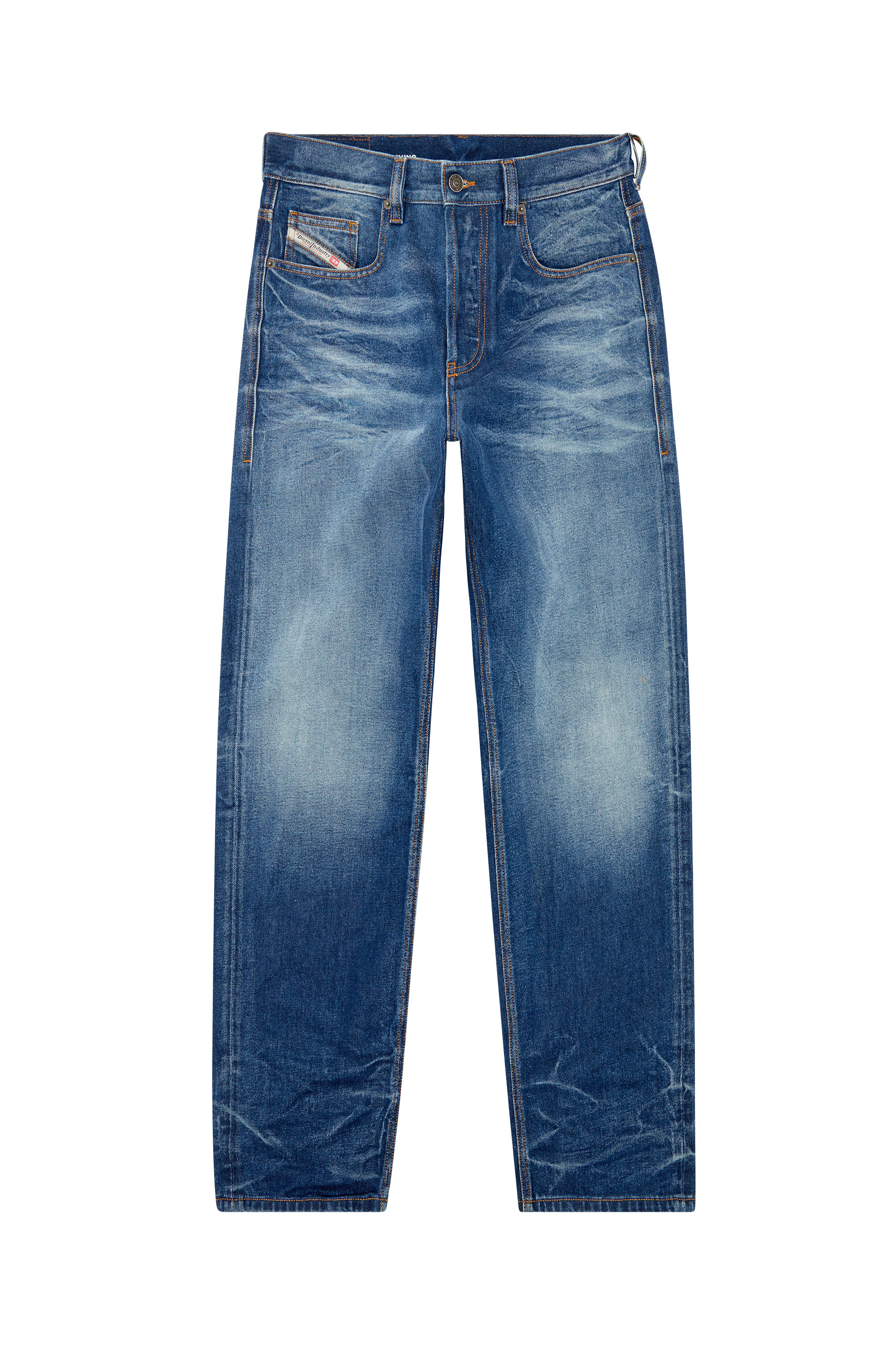 Diesel - Straight Jeans 2010 D-Macs 09I46, Azul medio - Image 5