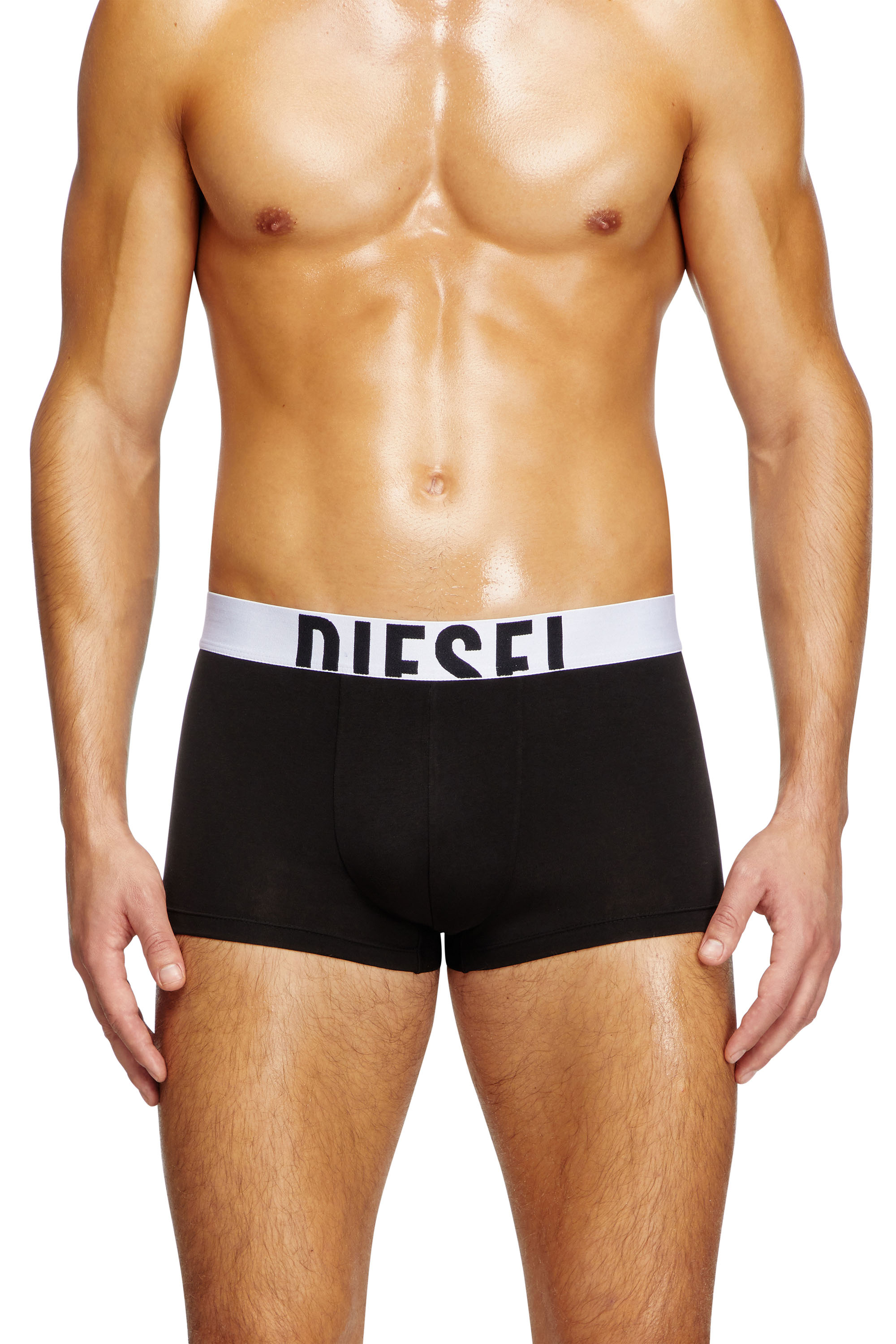 Diesel - DAMIEN-D-POP-3PACK-40, Paquete de tres bóxers ajustados de algodón elástico Hombre in Multicolor - 3