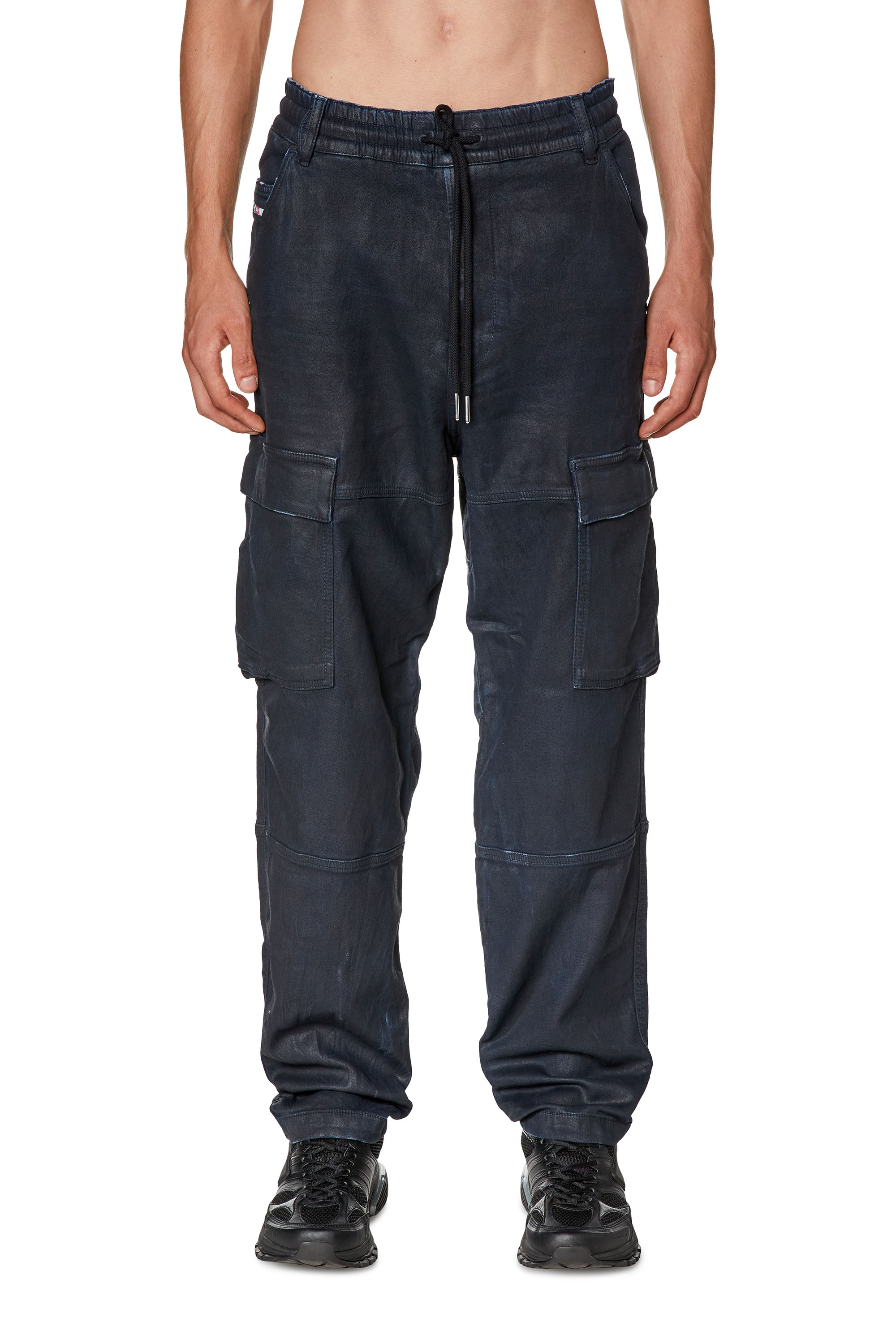 Diesel - Tapered 2030 D-Krooley Joggjeans® 09H05, Azul Oscuro - Image 1
