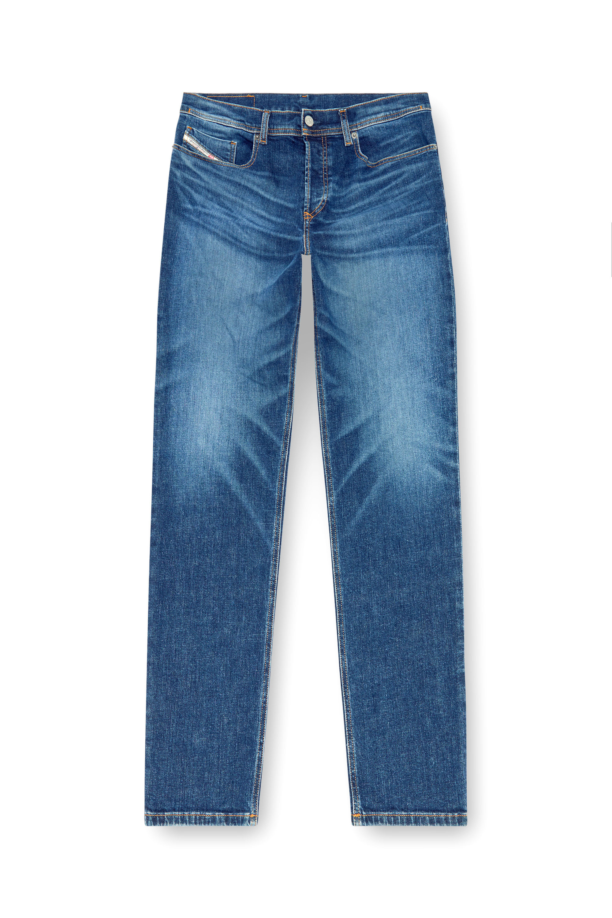 Diesel - Tapered Jeans 2023 D-Finitive 09J47, Hombre Tapered Jeans - 2023 D-Finitive in Azul marino - Image 3