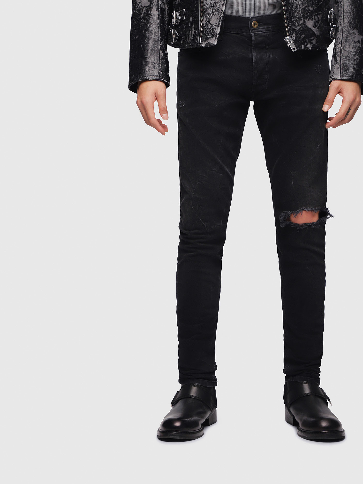 Diesel - Tepphar Slim Jeans 069DV, Black/Dark Grey - Image 1