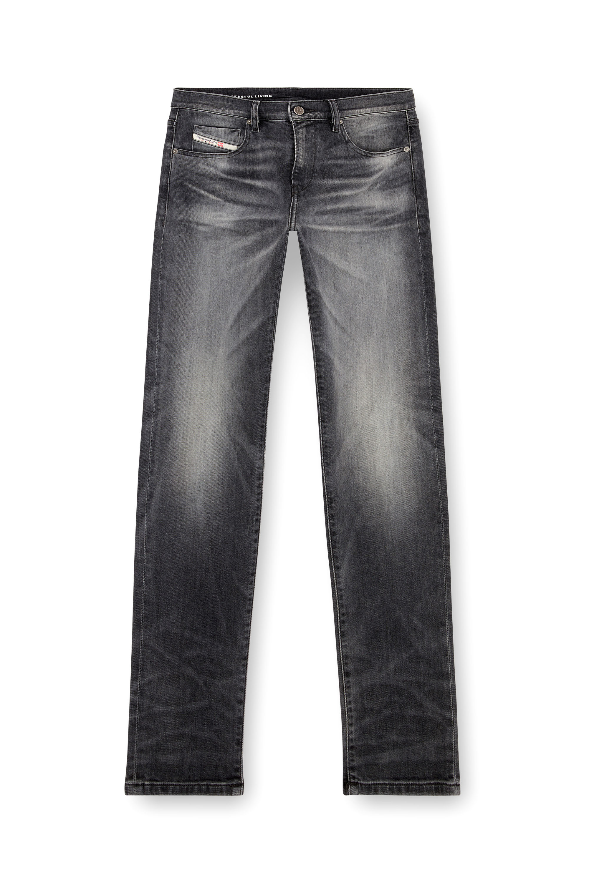 Diesel - Slim Jeans 2019 D-Strukt 09J52, Hombre Slim Jeans - 2019 D-Strukt in Negro - Image 5