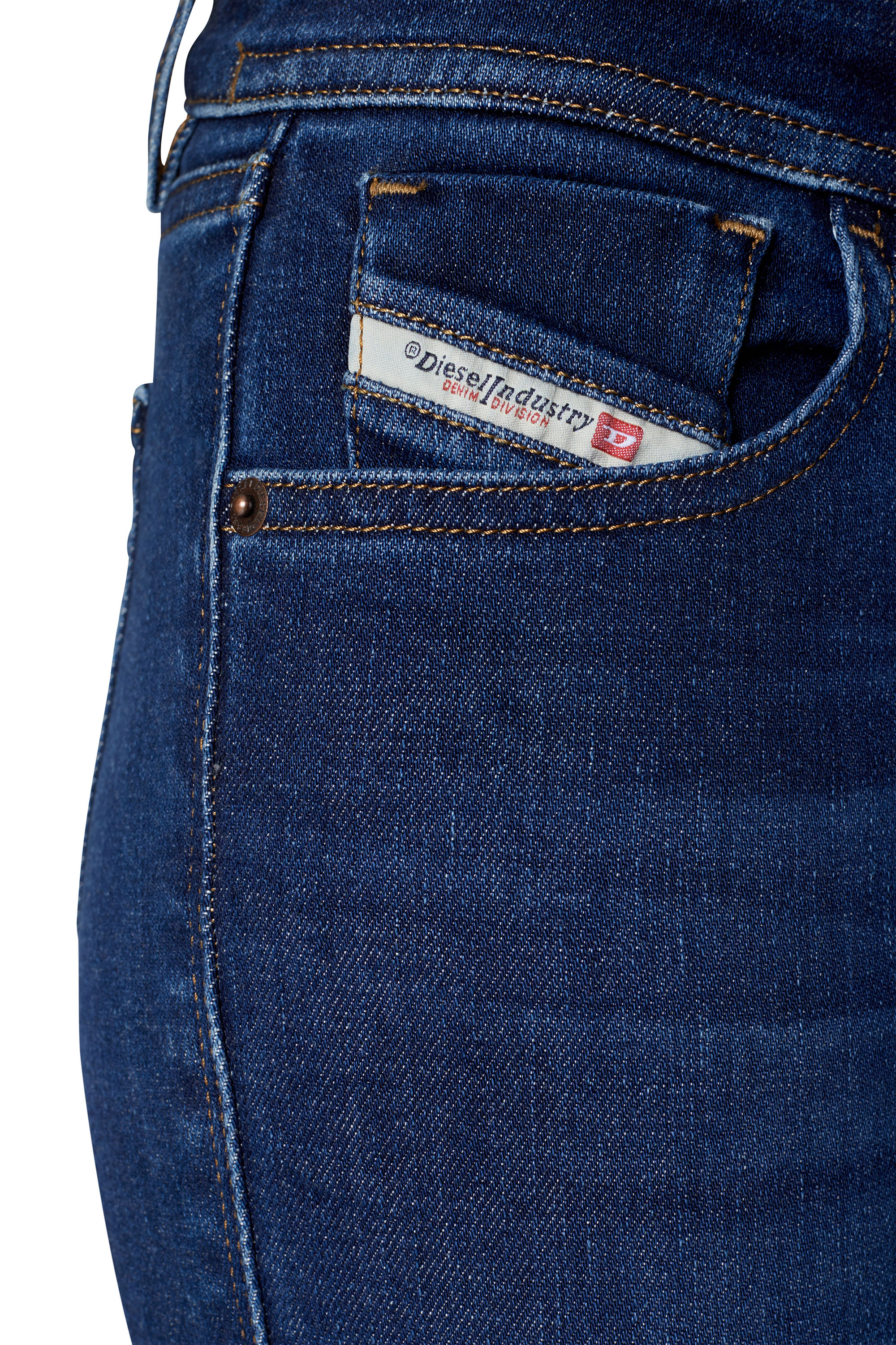 Diesel - Super skinny Jeans 2018 Slandy-Low 09C19, Azul Oscuro - Image 5