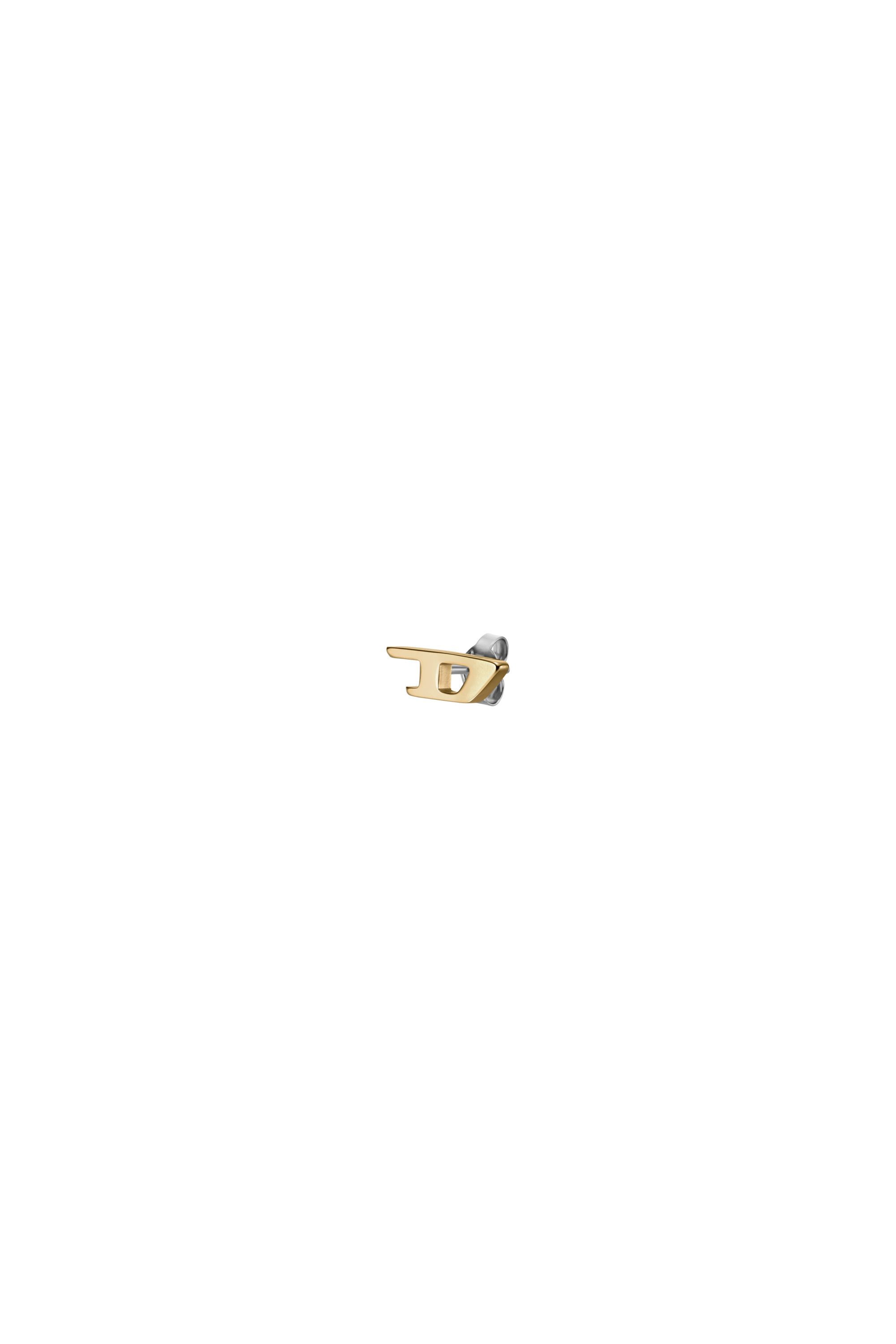【DIESEL】DX1504 EARRING Diesel Gold-Tone Stainless Steel Front to Back Earrings