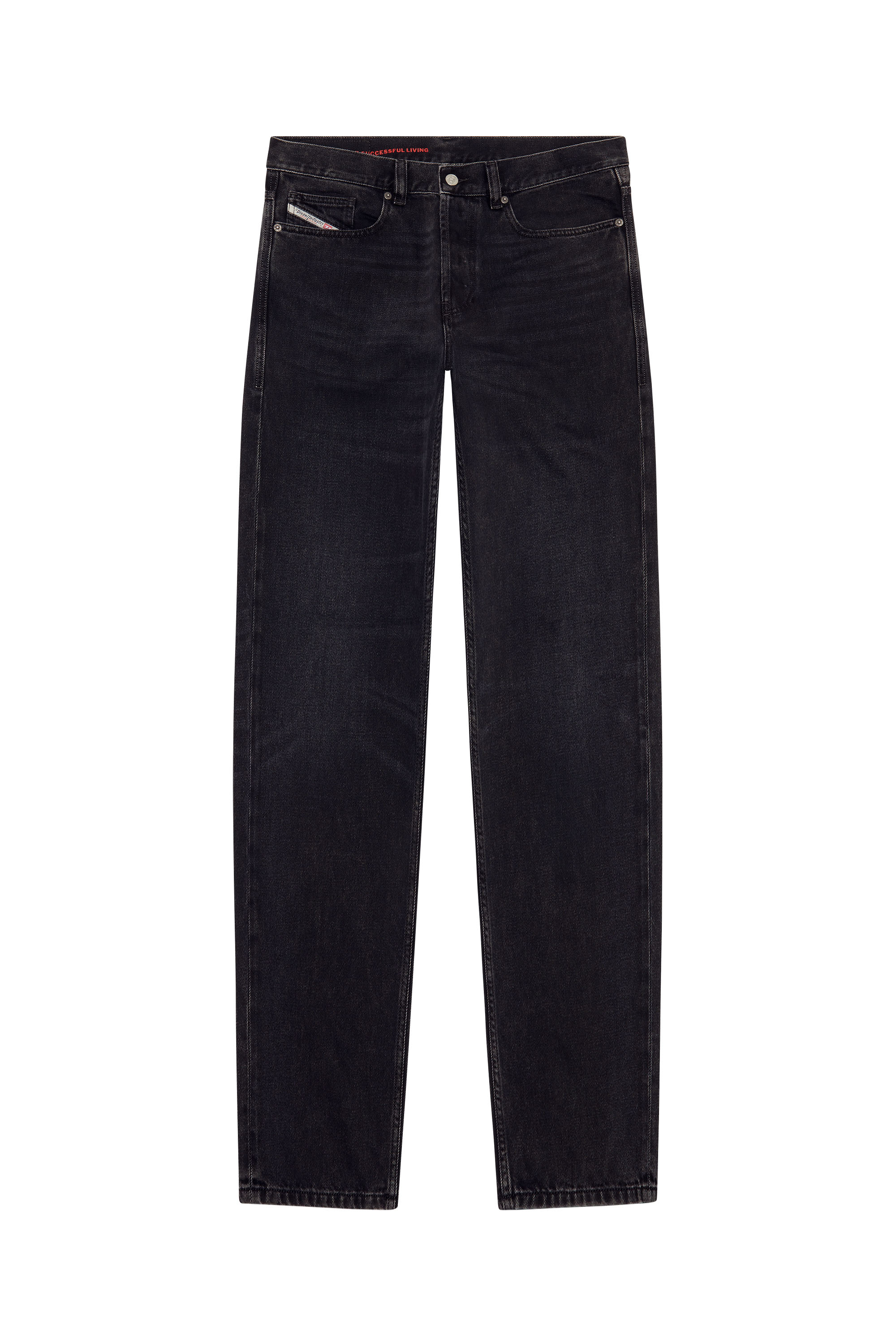 Diesel - 2010 D-Macs 09B88 Straight Jeans, Negro/Gris oscuro - Image 6