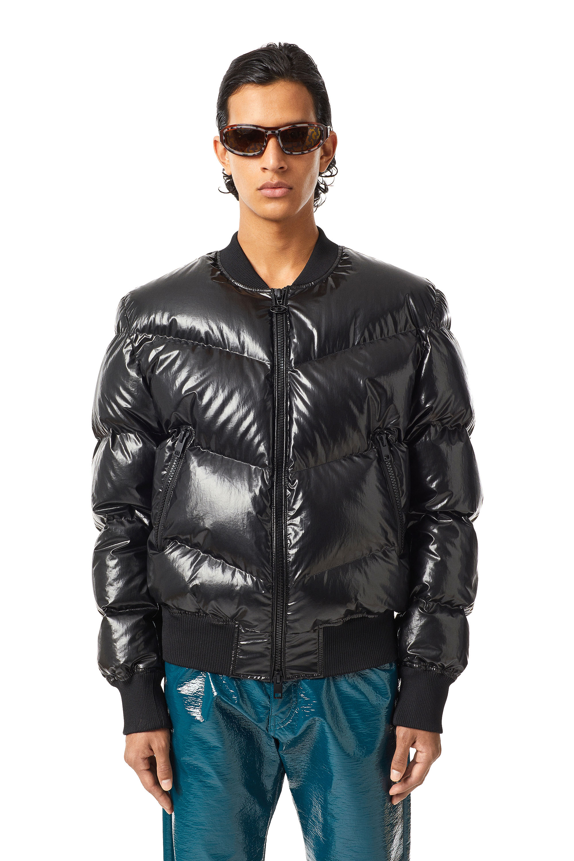 Save 27% DIESEL W-bullisk Long Black Winter Jacket for Men Mens Jackets DIESEL Jackets 