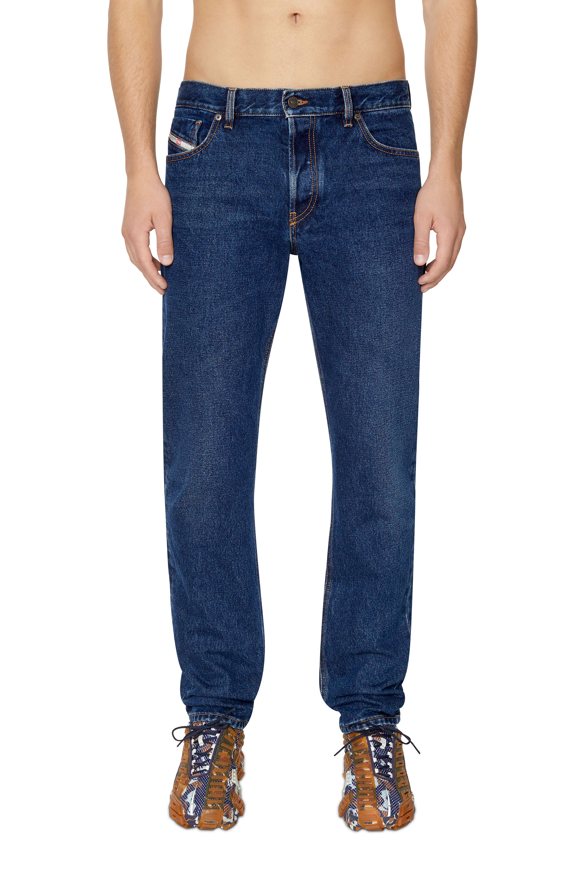 Diesel - 1995 007E6 Straight Jeans, Azul Oscuro - Image 2