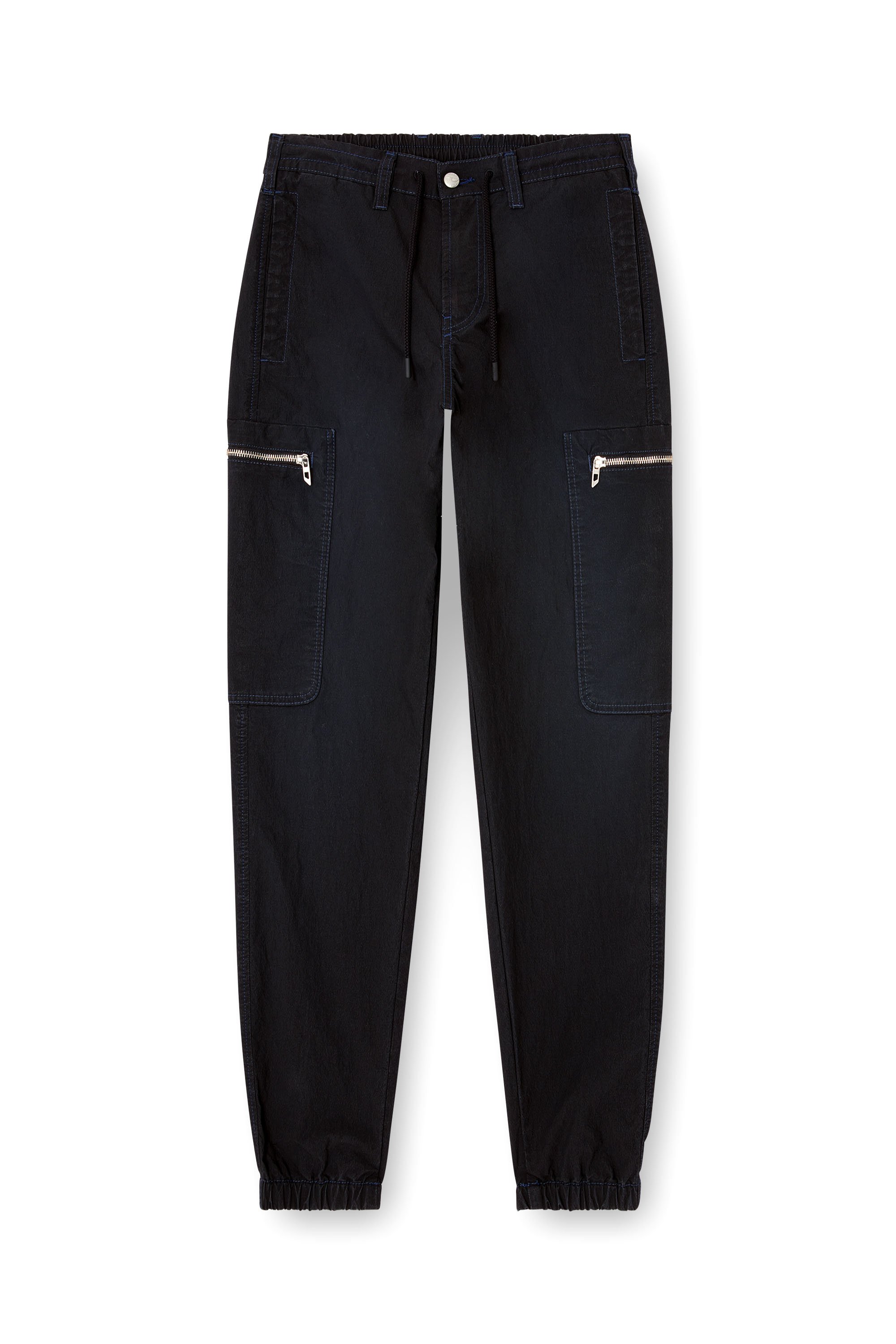 Diesel - Slim D-Lab JoggJeans® 068SJ Unisex, Negro/Gris oscuro - 3