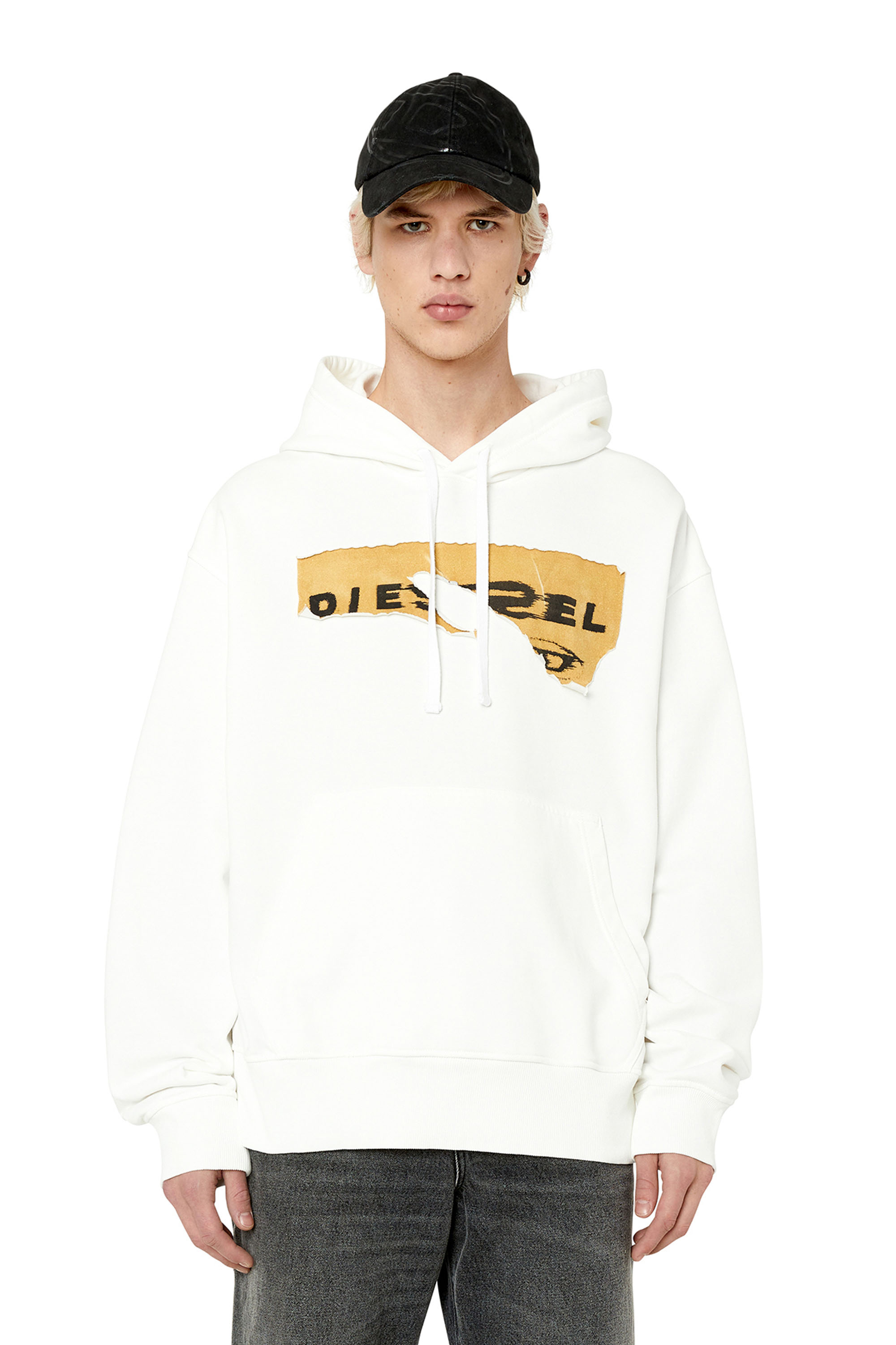 Diesel - S-MACS-HOOD-POFF, Blanco - Image 1