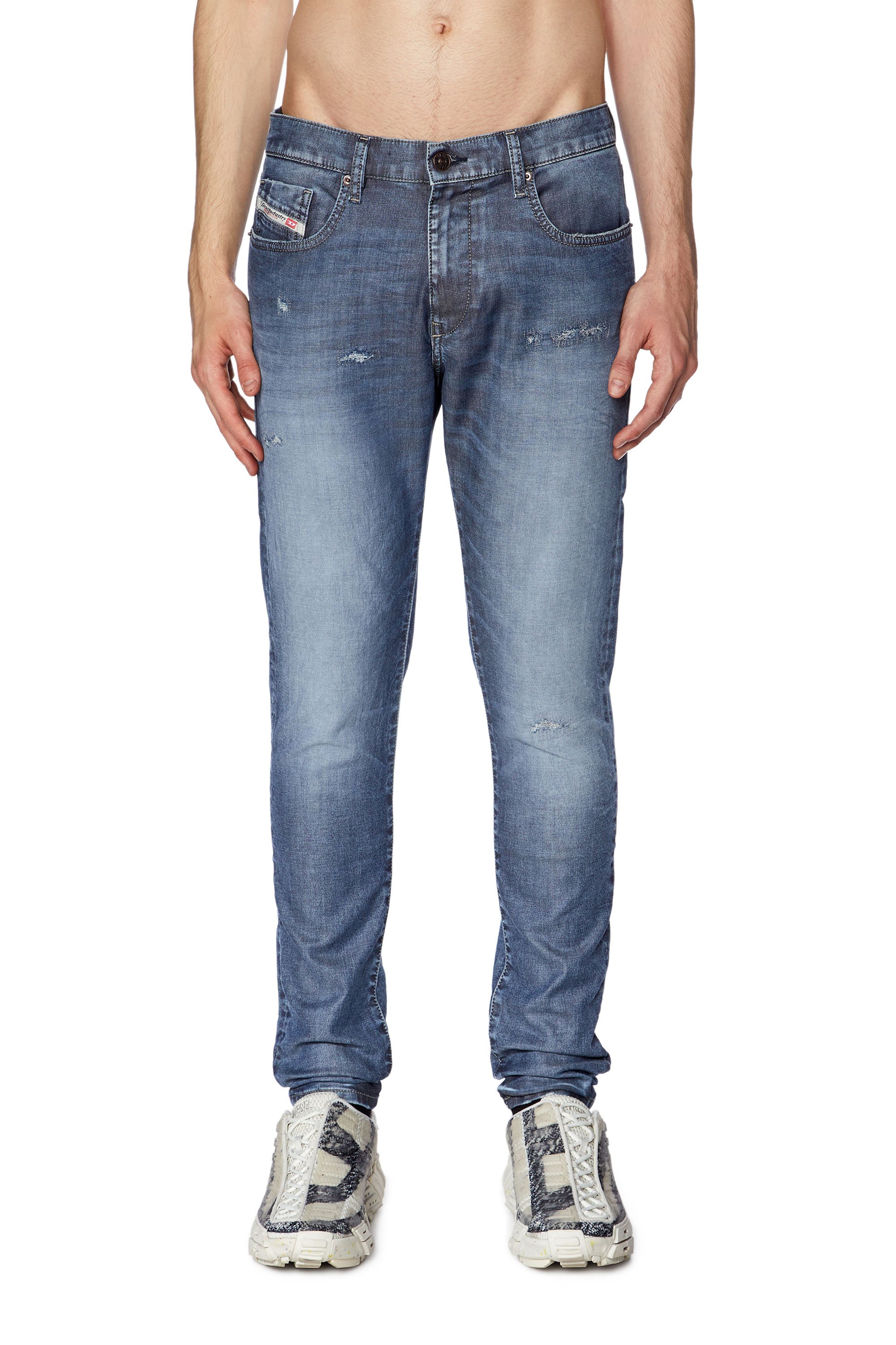 Diesel - Slim D-Strukt JoggJeans® E9H13, Medium blue - Image 1