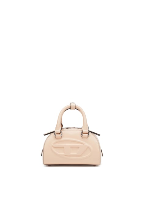 Diesel - 1DR DOME CROSSBODY, Woman's Leather mini bowling bag in Pink - 1