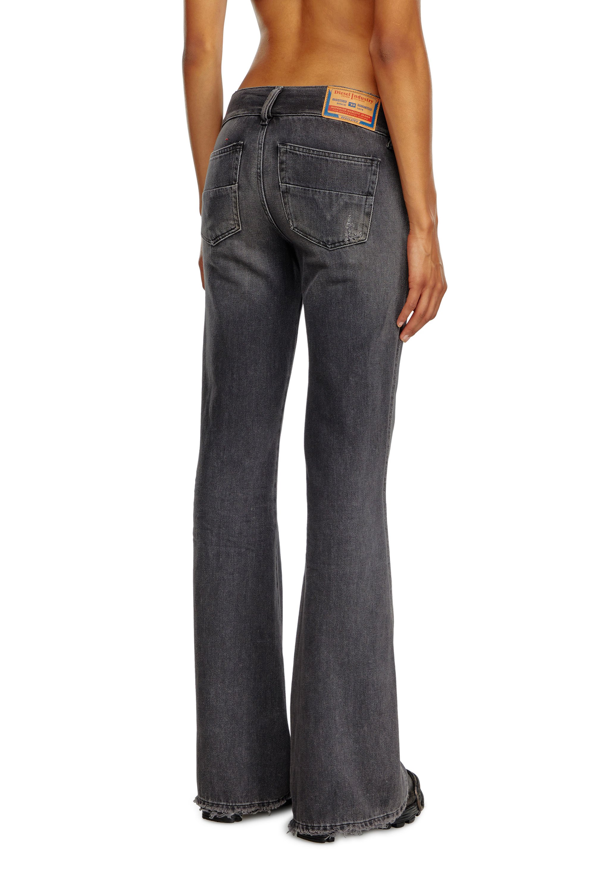 Diesel - Bootcut and Flare Jeans D-Hush 09K14, Mujer Bootcut y Flare Jeans - D-Hush in Negro - Image 3
