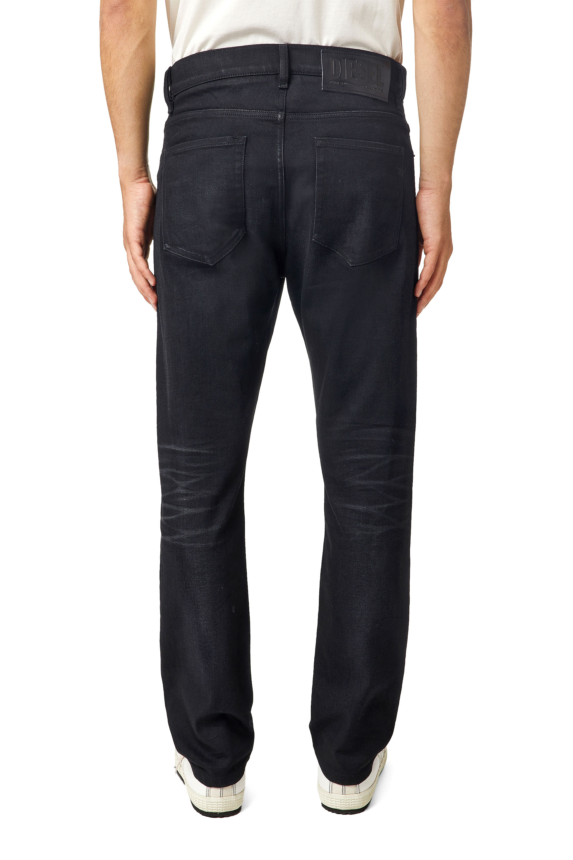 Diesel - D-Viker Straight Jeans 09A15, Black/Dark Grey - Image 2