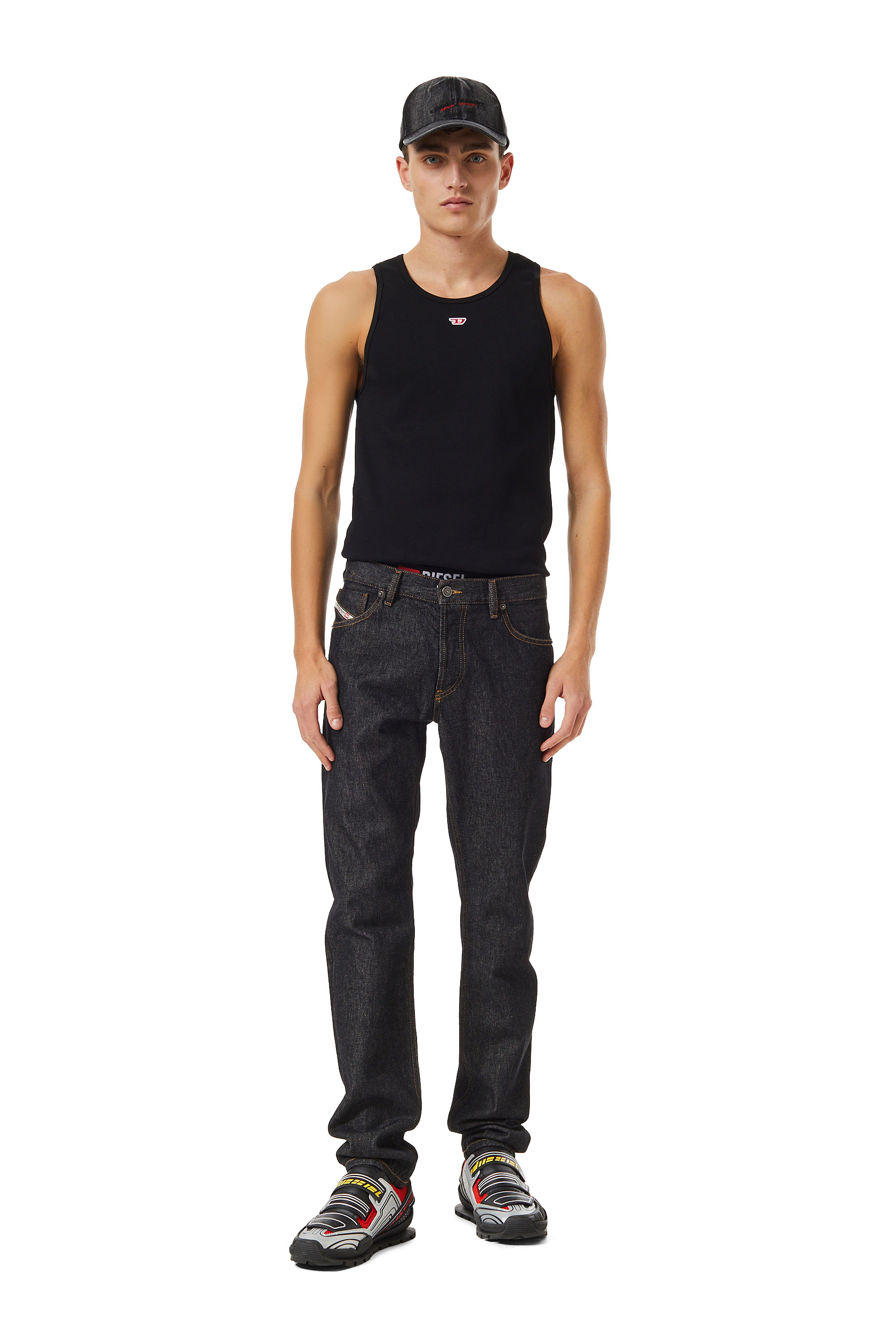 Diesel - 1995 Z9C34 Straight Jeans, Negro/Gris oscuro - Image 5