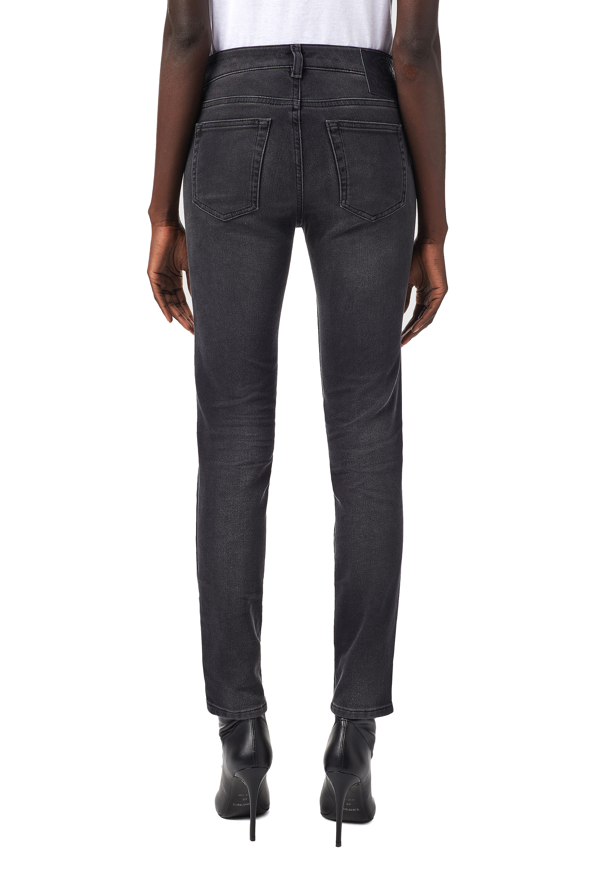 Diesel - D-Ollies Slim JoggJeans® 09B22, Black/Dark grey - Image 2