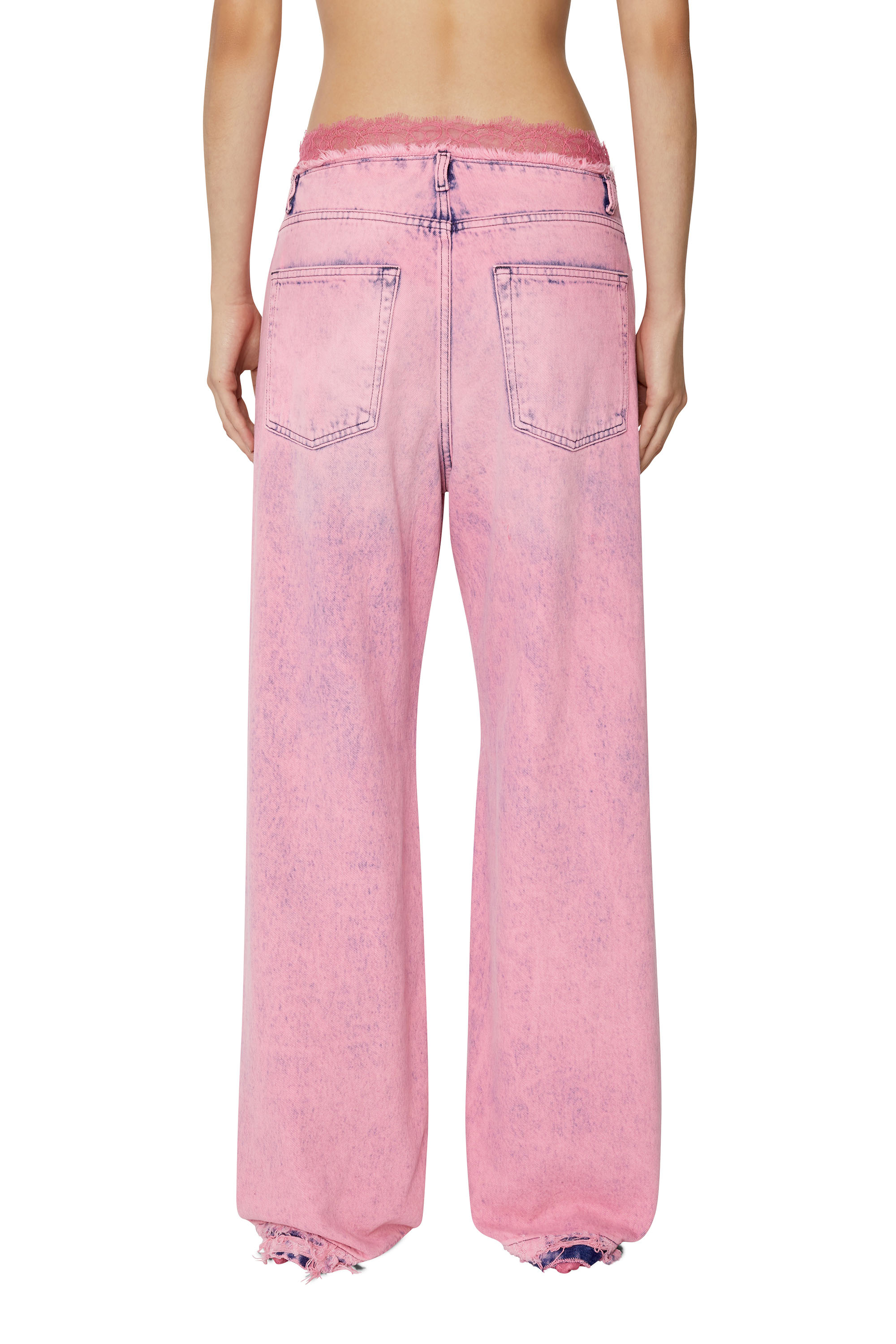 Diesel - D-Sire 09F93 Straight Jeans, Pink - Image 2