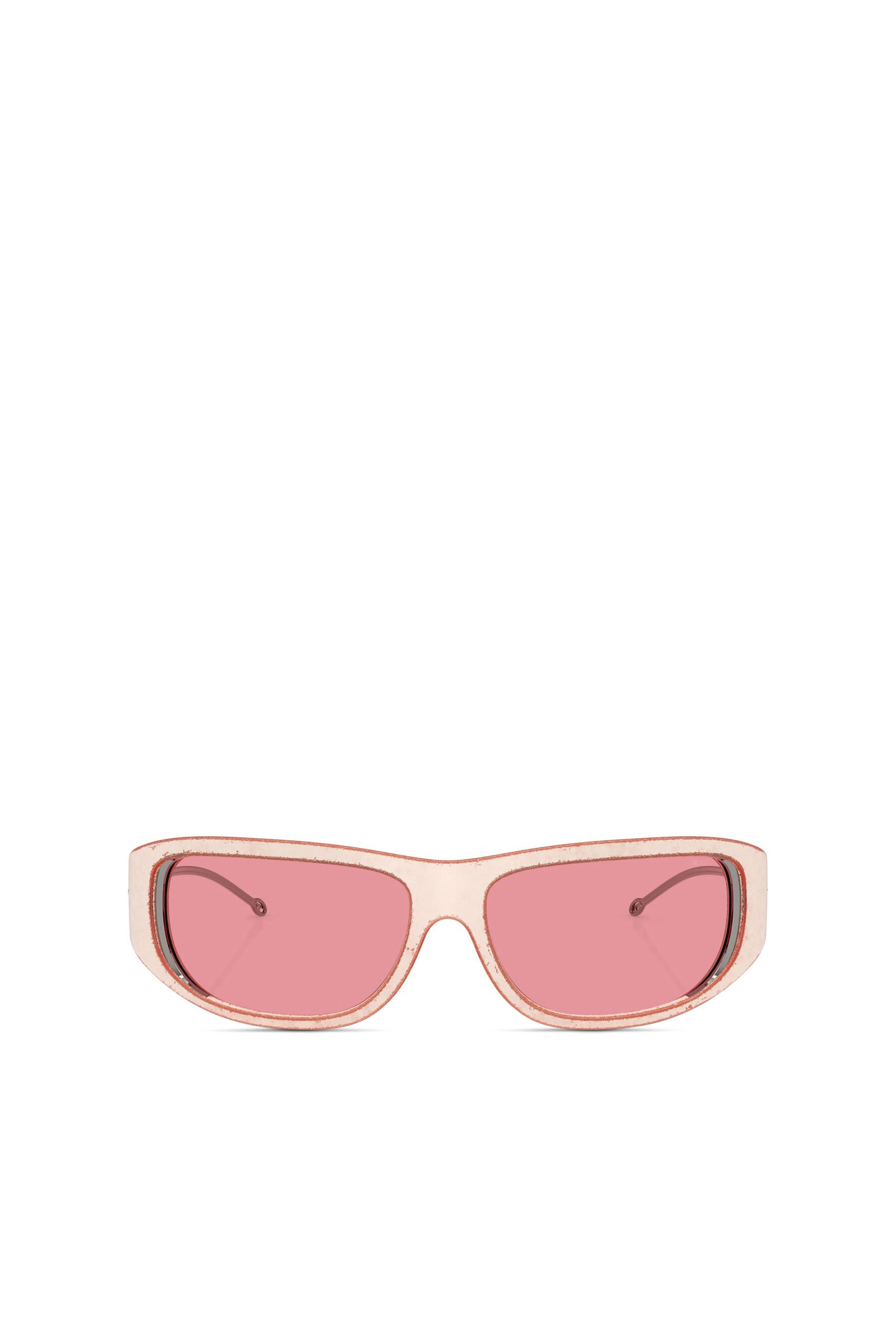 Diesel - 0DL3001 SIZE 61, Unisex's Wraparound style sunglasses in Pink - 1