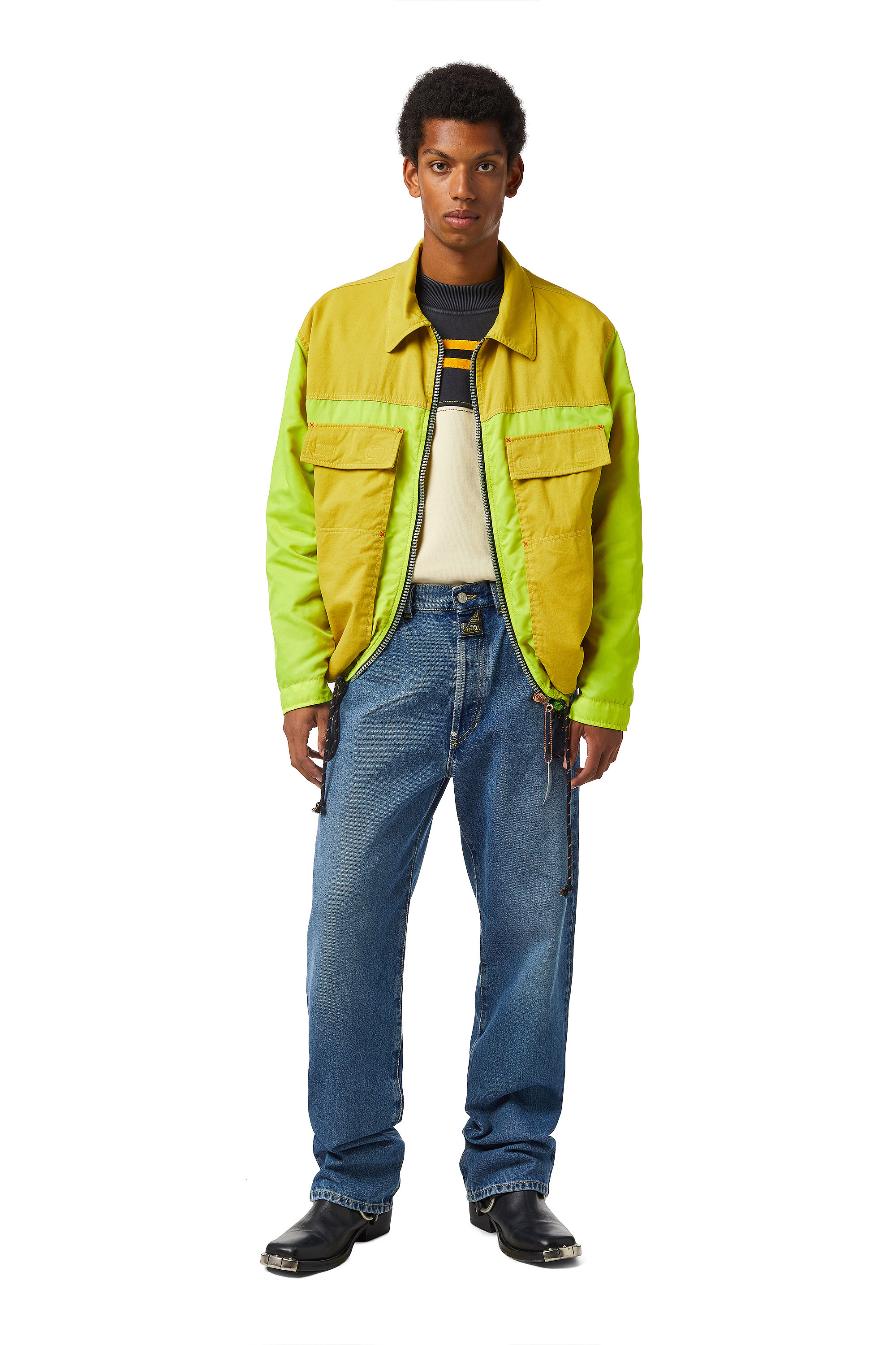 DXD-2P2 0EHAQ Straight Jeans, Azul medio Diesel - DXD-2P2 0EHAQ Straight Jeans, Azul medio - Image 1