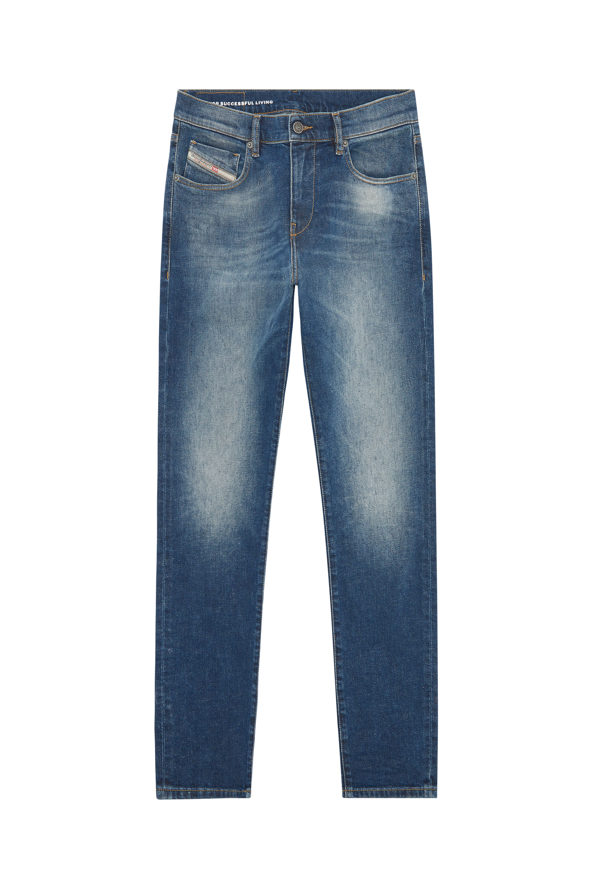 Diesel - Slim Jeans 2019 D-Strukt 09F39, Azul Oscuro - Image 6